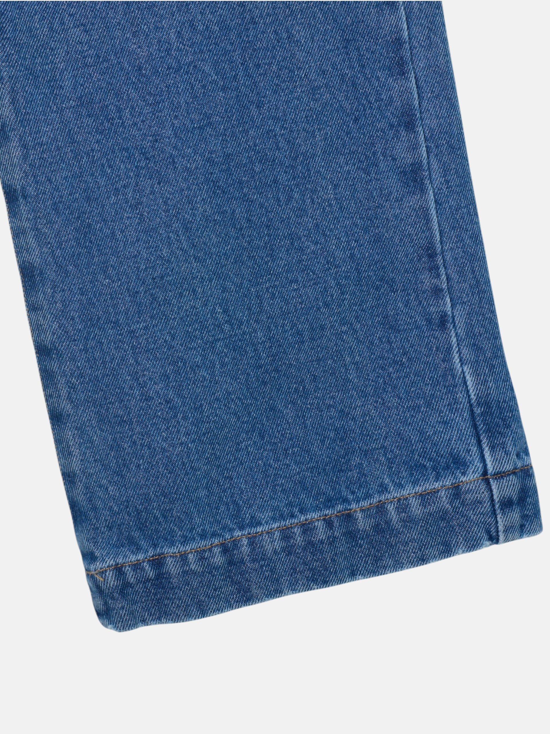 Pantalon culotte marin bleu en denim