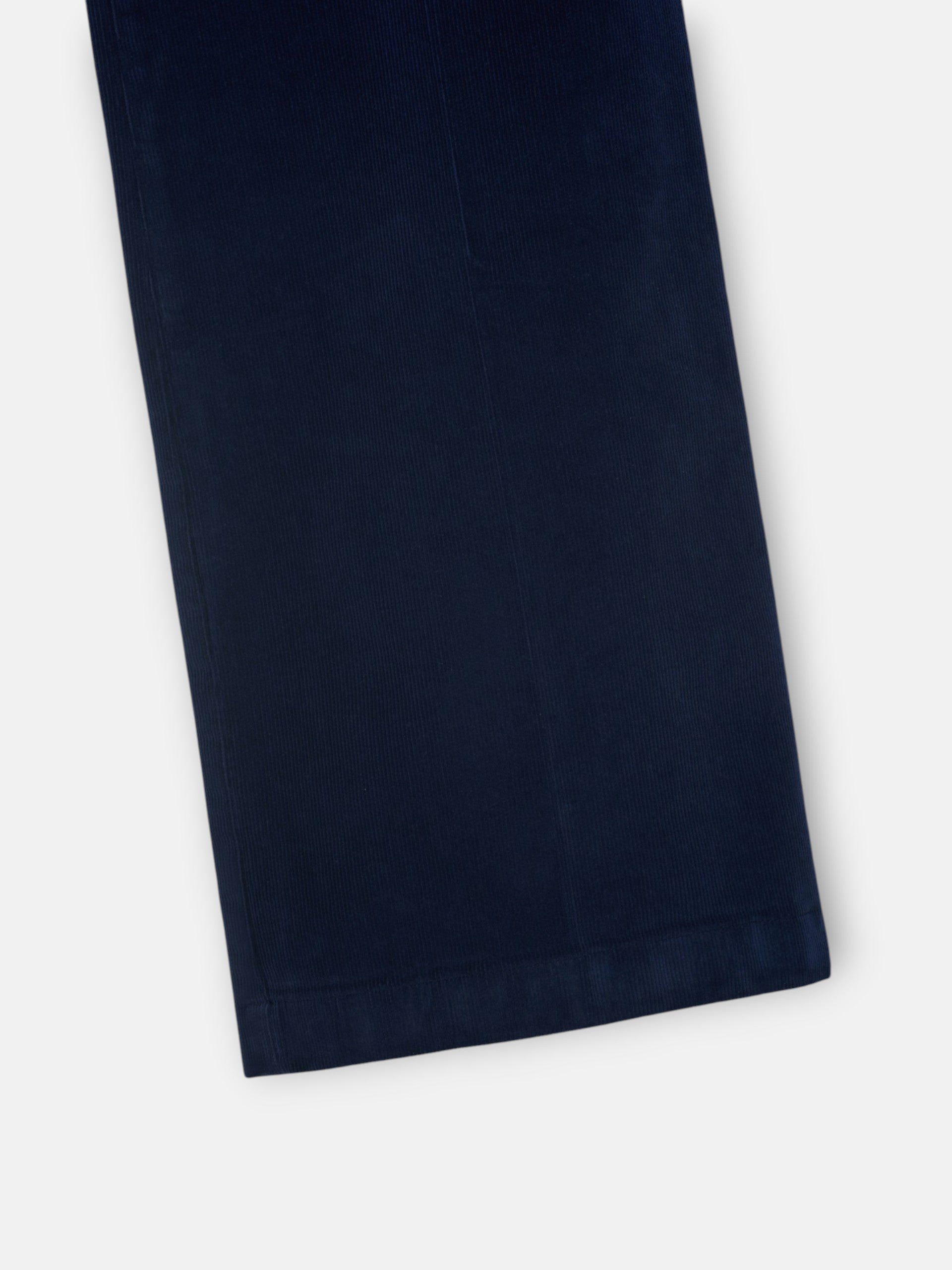 Pantalon wide leg pana azul marino