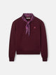 Sudadera woman pañuelo granate