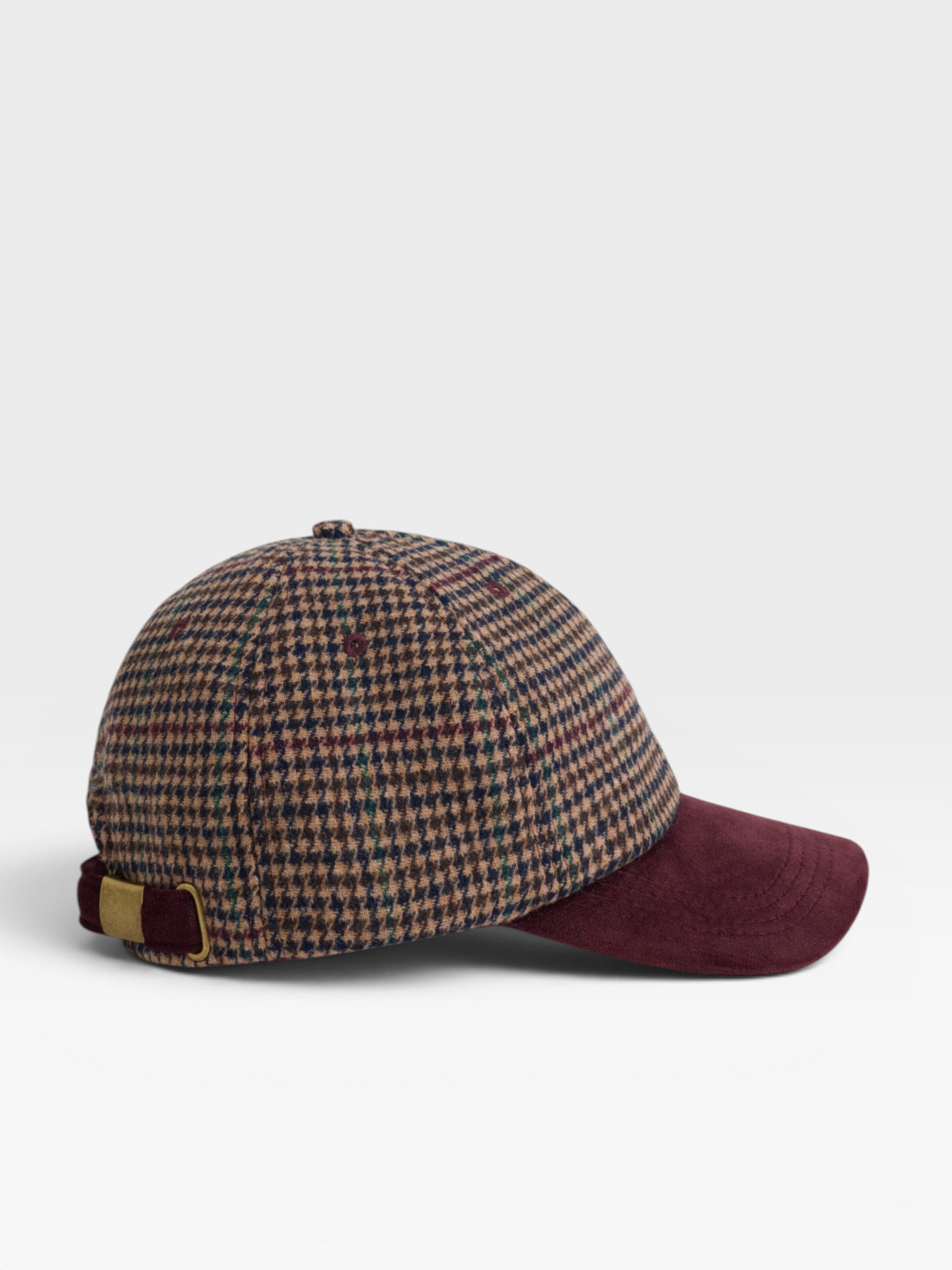 Casquette Silbon à carreaux multicolores