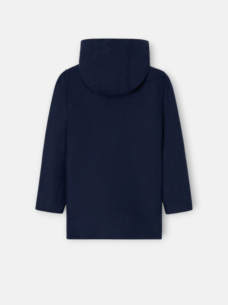 Abrigo kids clasico azul marino