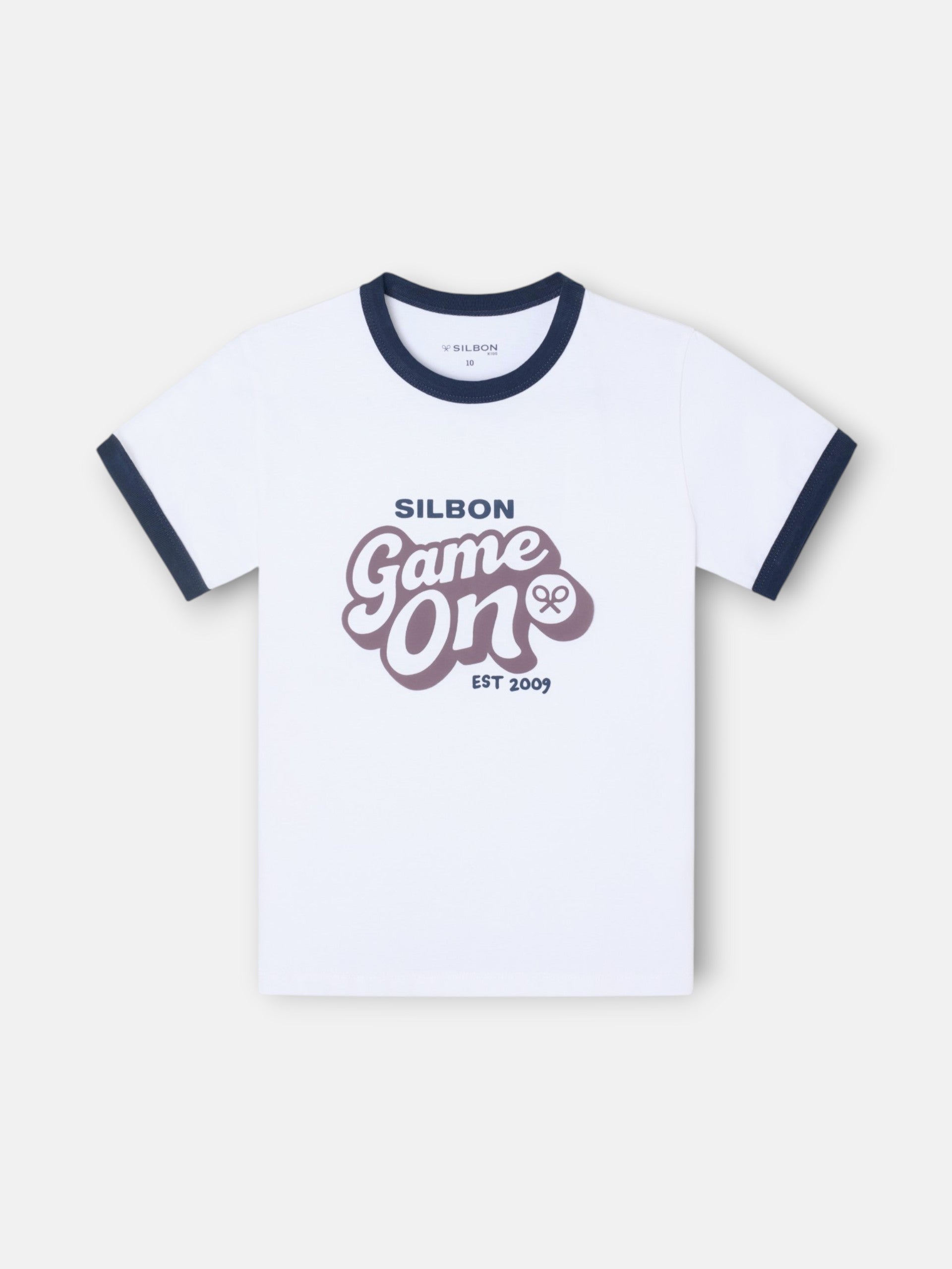 Camiseta kids game on blanca