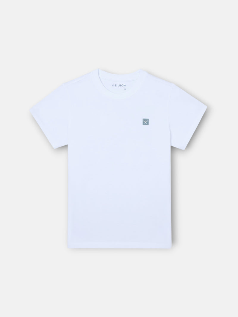 T-shirt enfant ethnique blanche