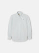 Camisa sport kids oxford mil rayas verde