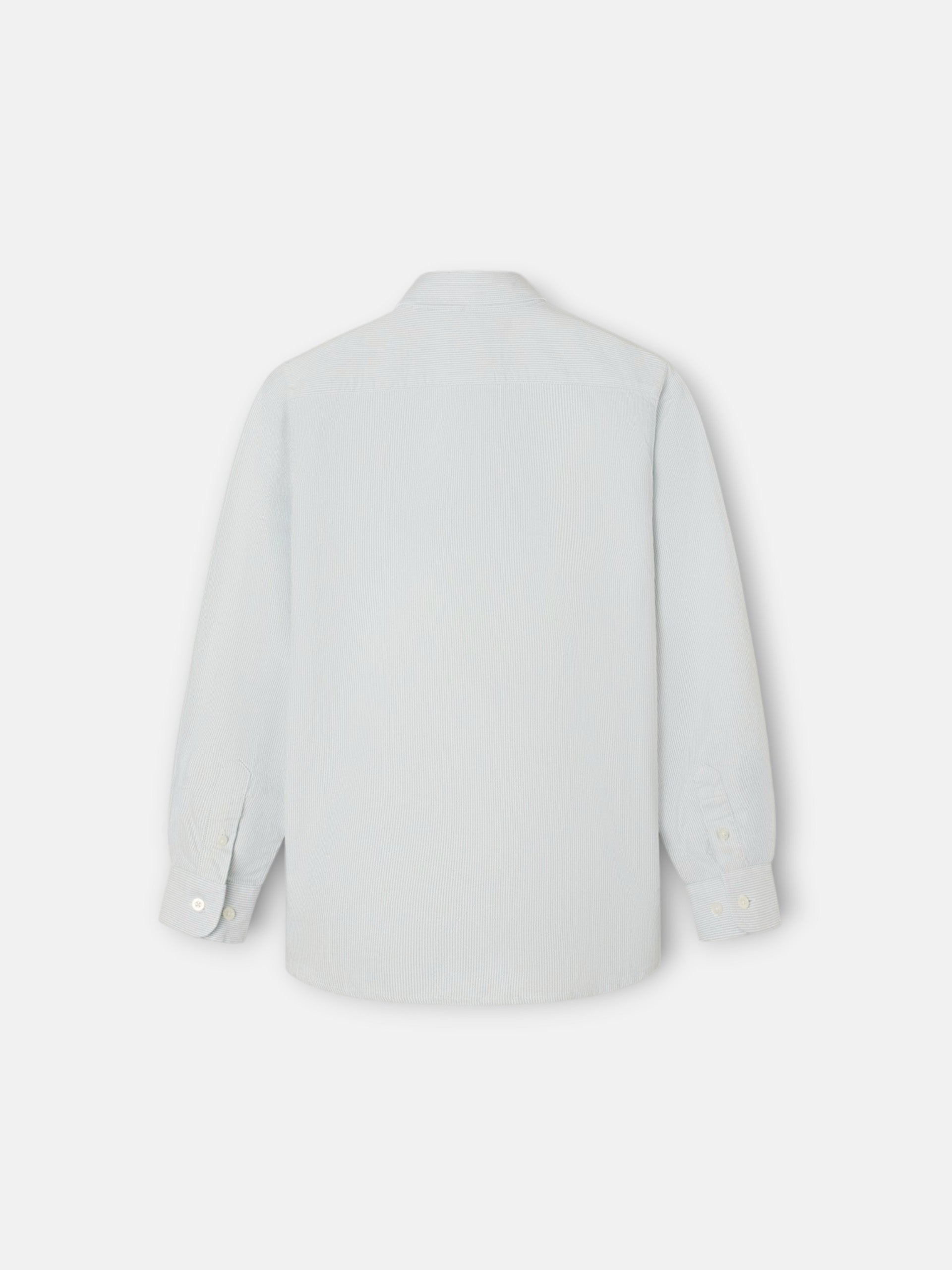 Camisa sport kids oxford mil rayas verde
