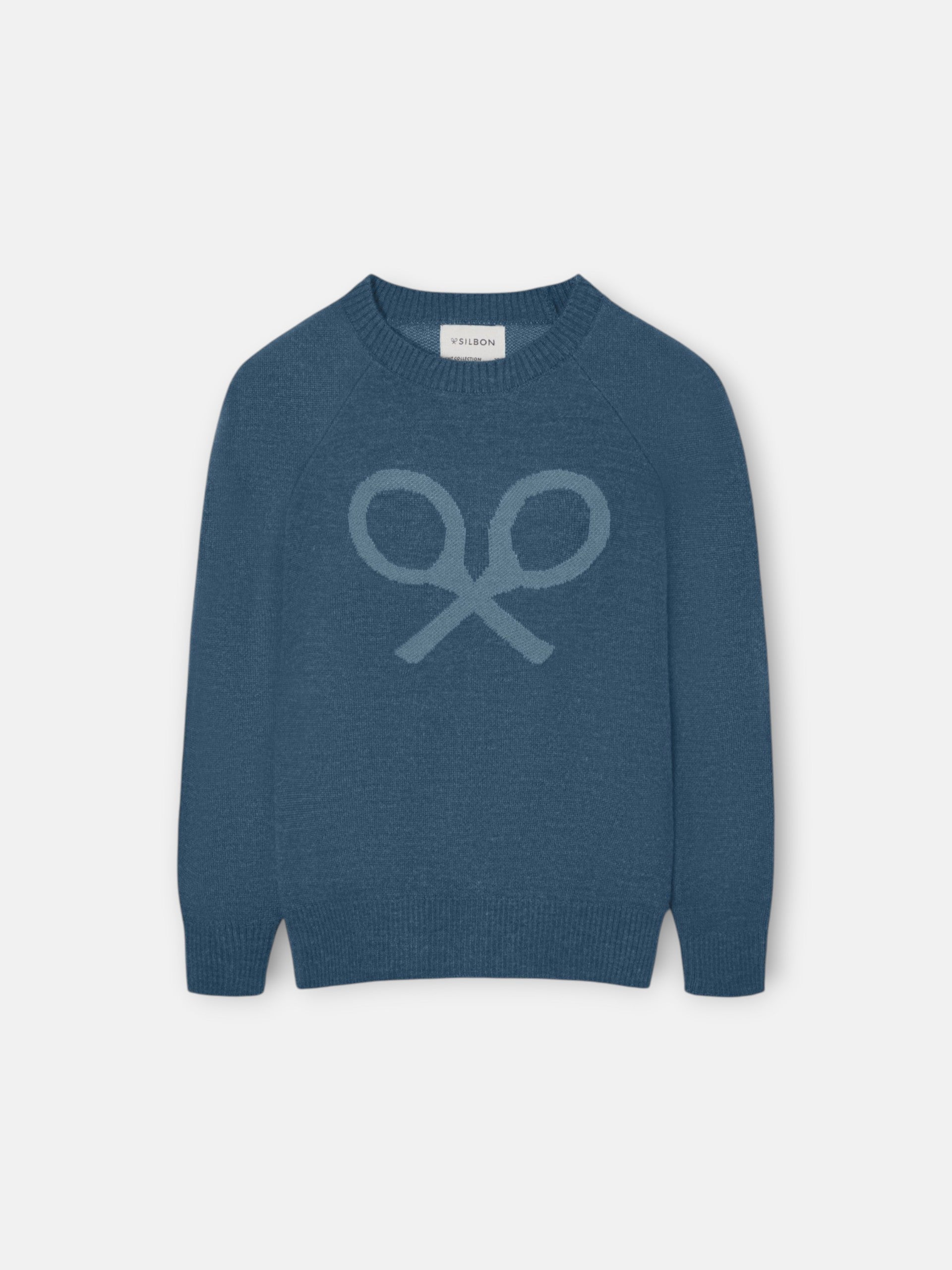 Jersey kids raqueta media azul