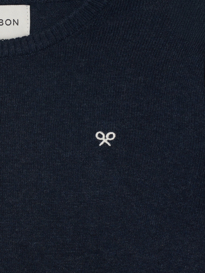 Jersey kids punto azul marino