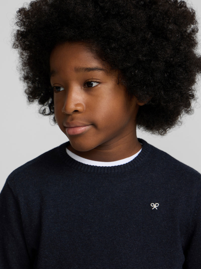 Jersey kids punto azul marino