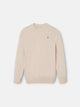 Jersey kids cuello redondo crema