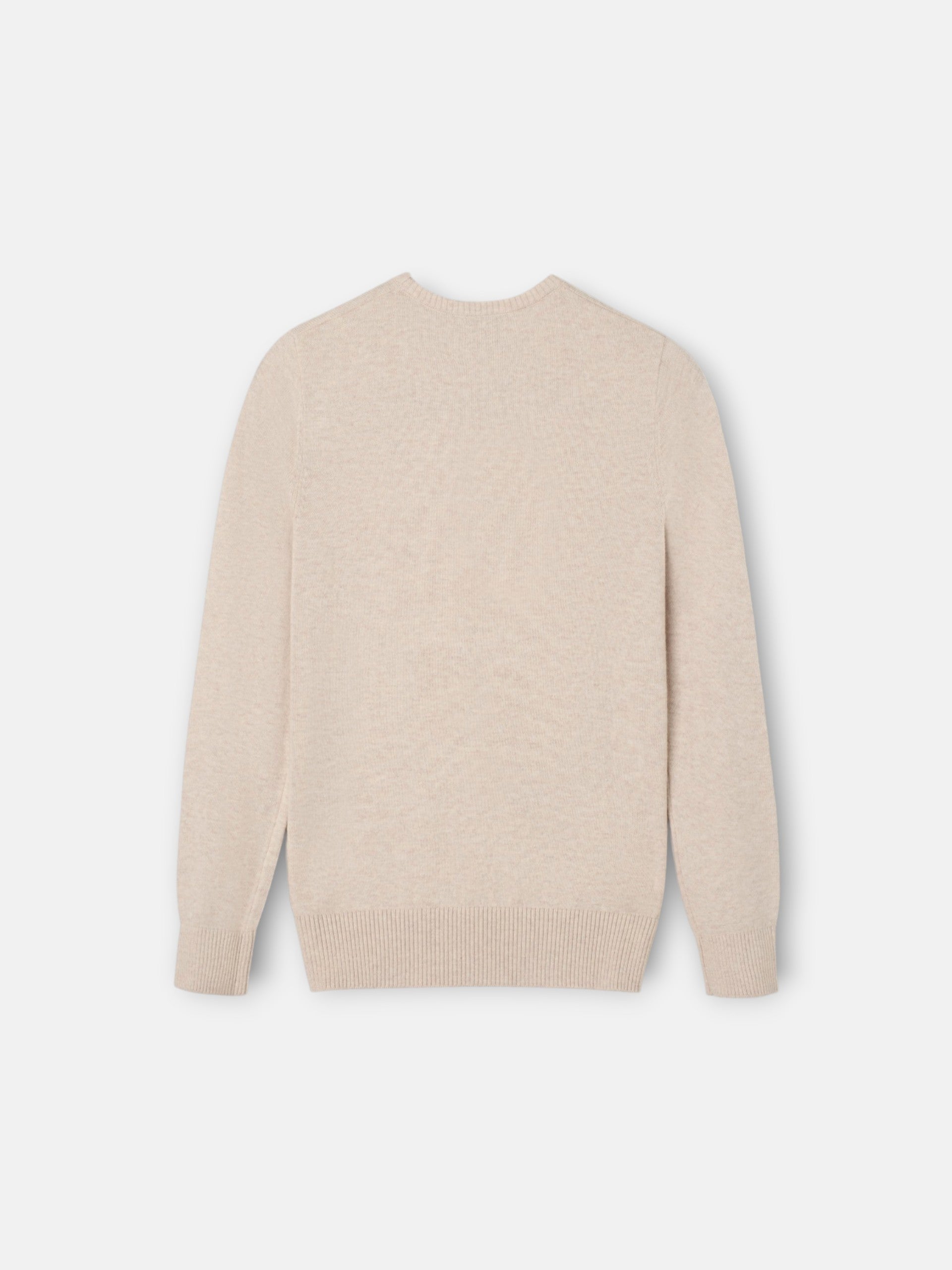 Jersey kids cuello redondo crema