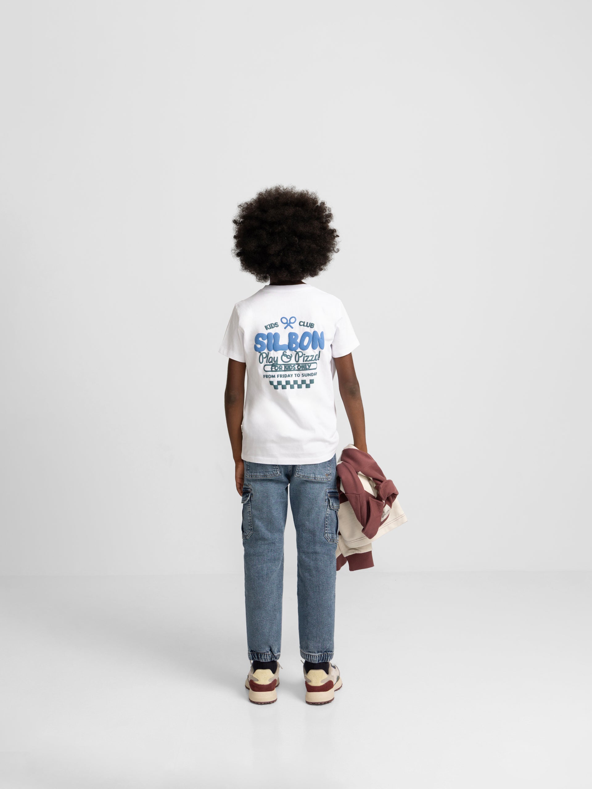 Kids' sport jogger denim blue pants