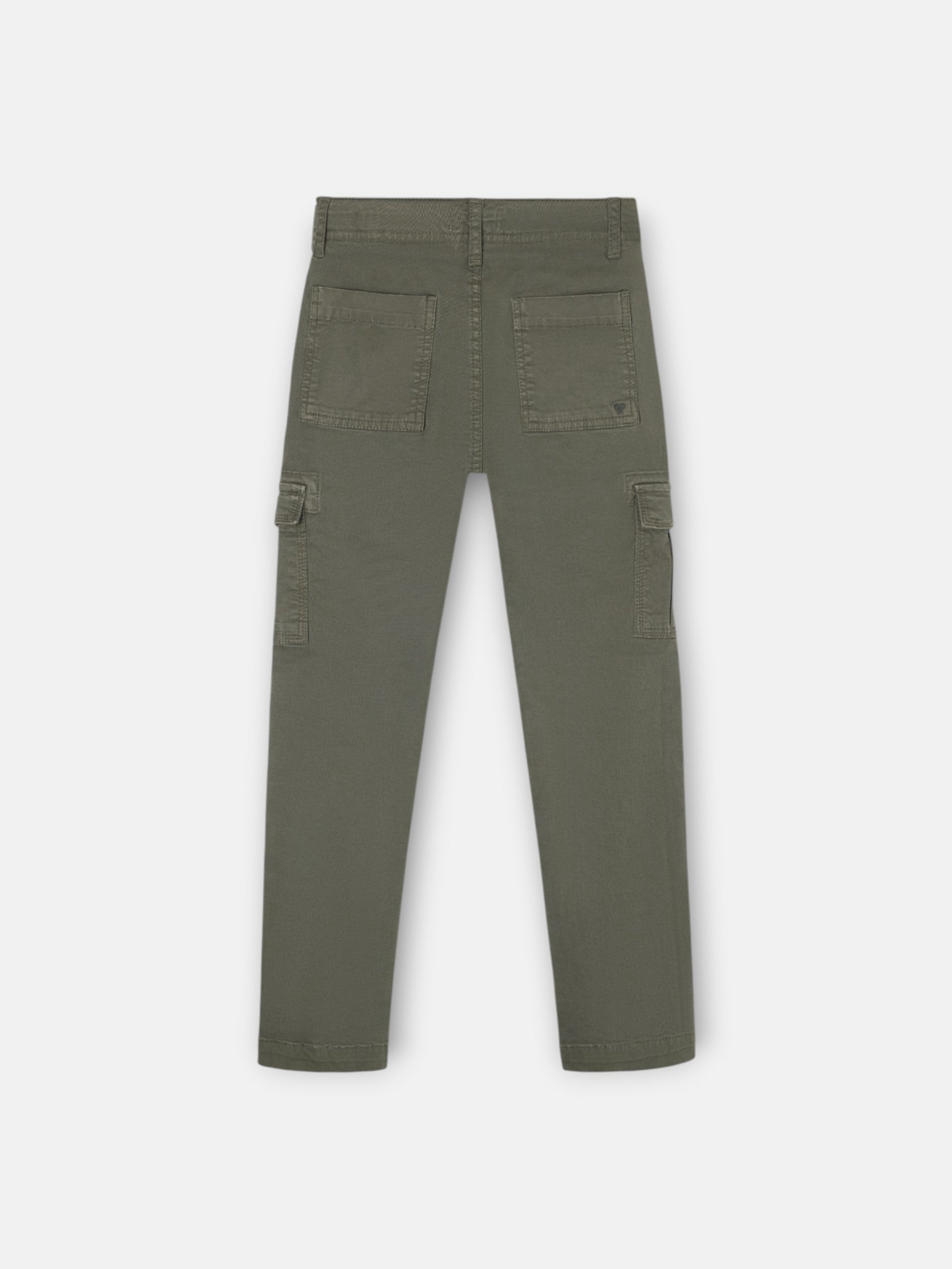 Pantalon cargo sport enfant vert