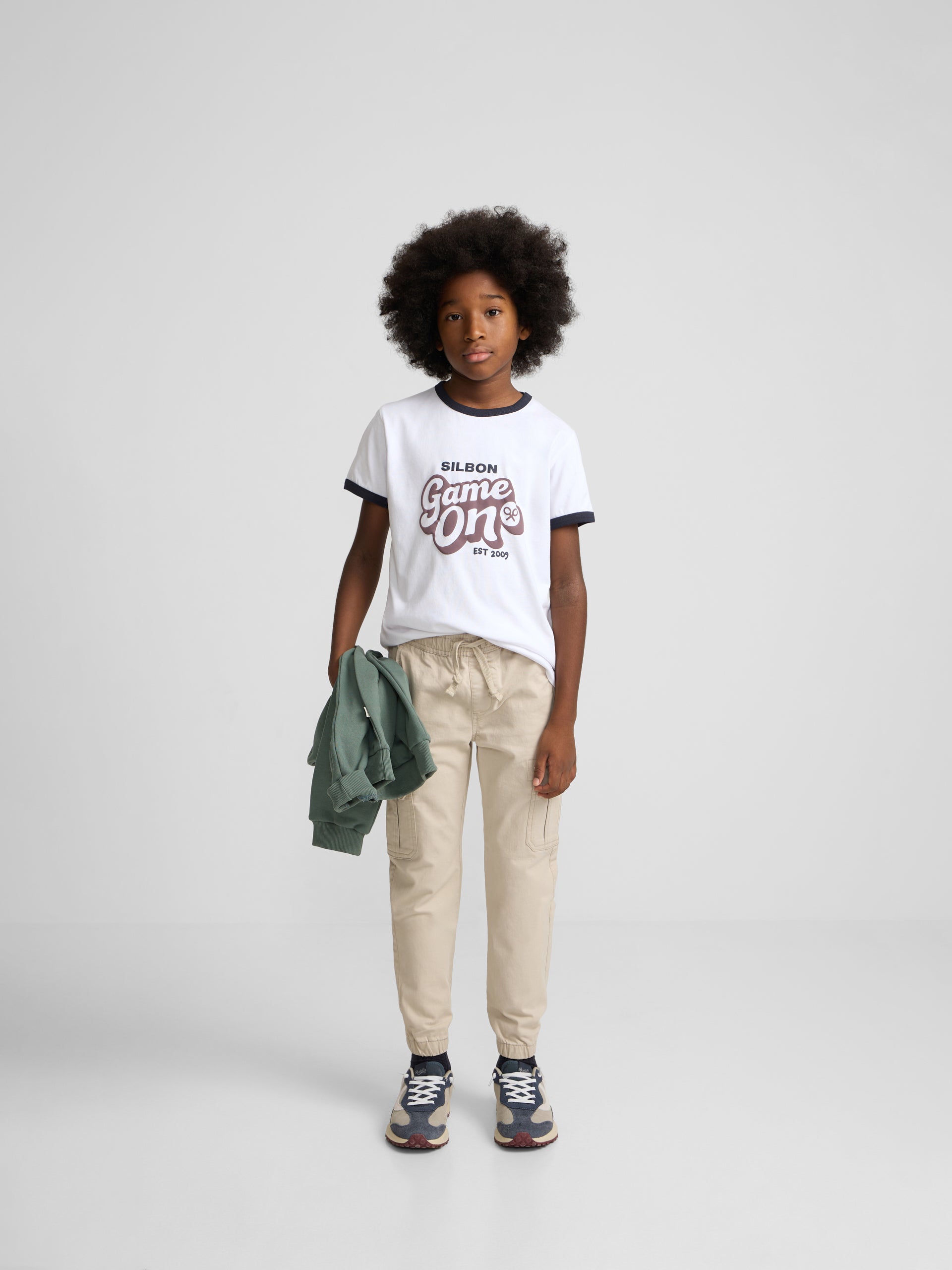 Pantalon de sport jogger enfant pierre