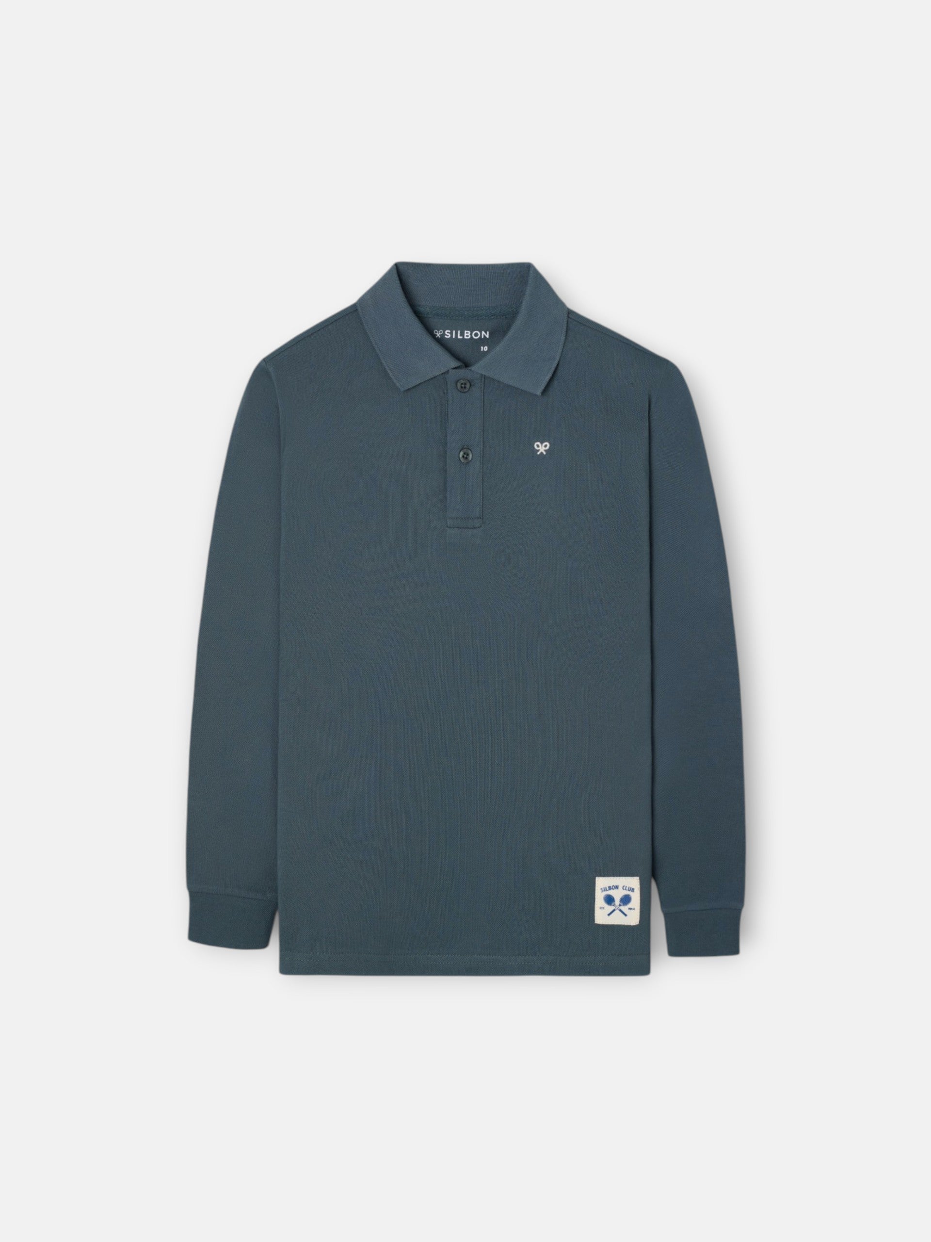 Polo kids parche verde