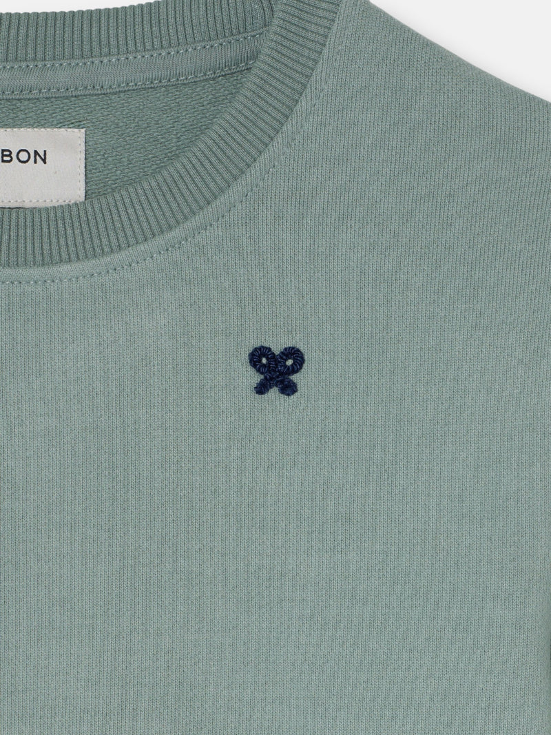 Kids Little Legacy Light Green Sweatshirt