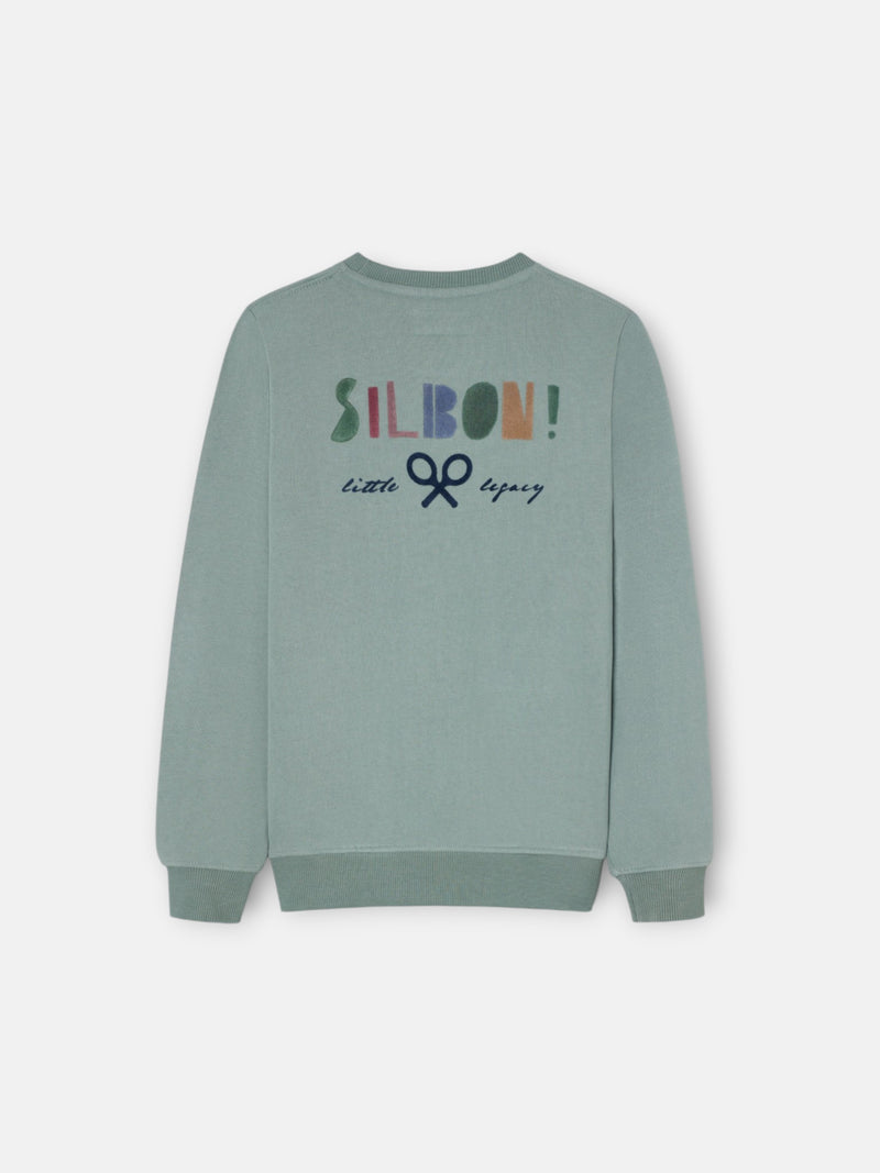 Kids Little Legacy Light Green Sweatshirt