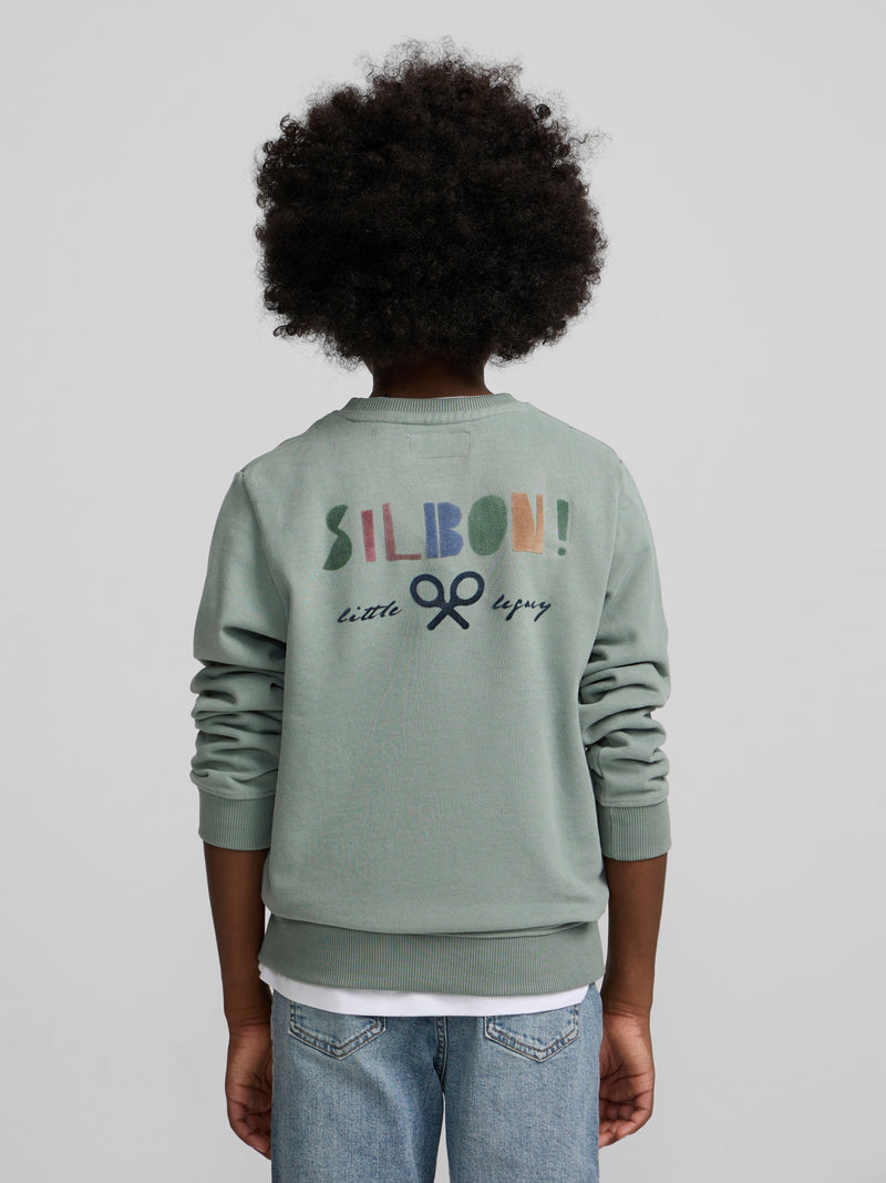 Kids Little Legacy Light Green Sweatshirt