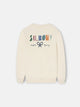Sudadera kids little legacy crema