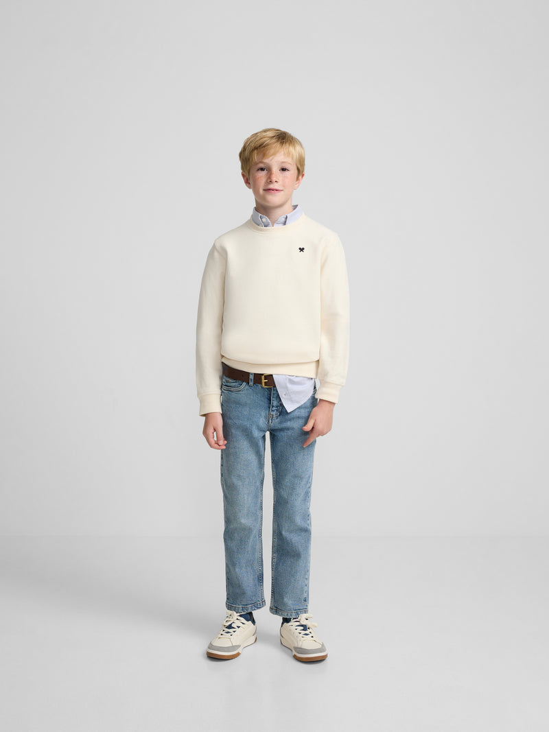 Sweatshirt kids little legacy creme