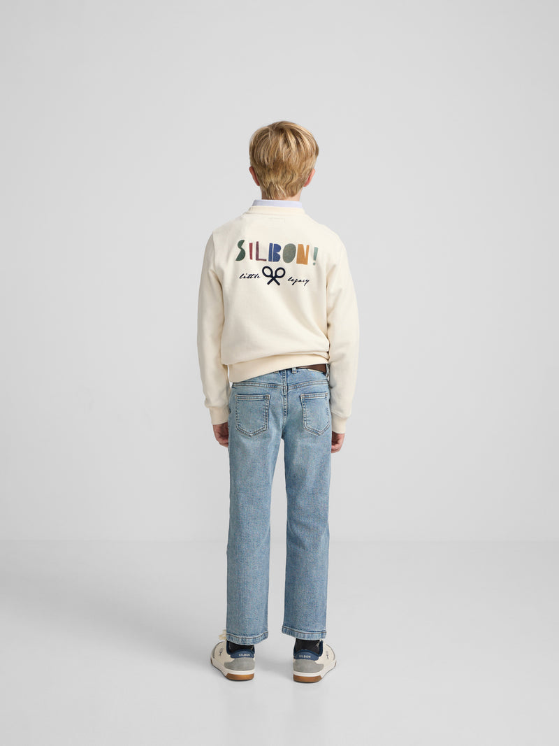Sweatshirt kids little legacy creme