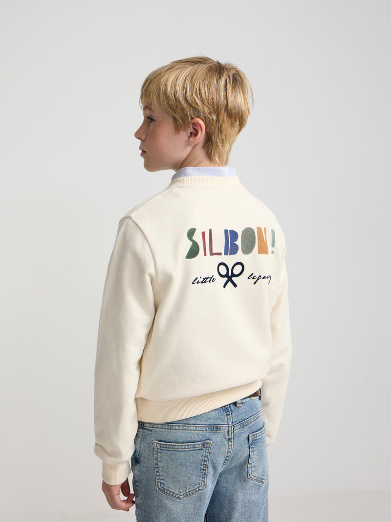 Sweatshirt kids little legacy creme