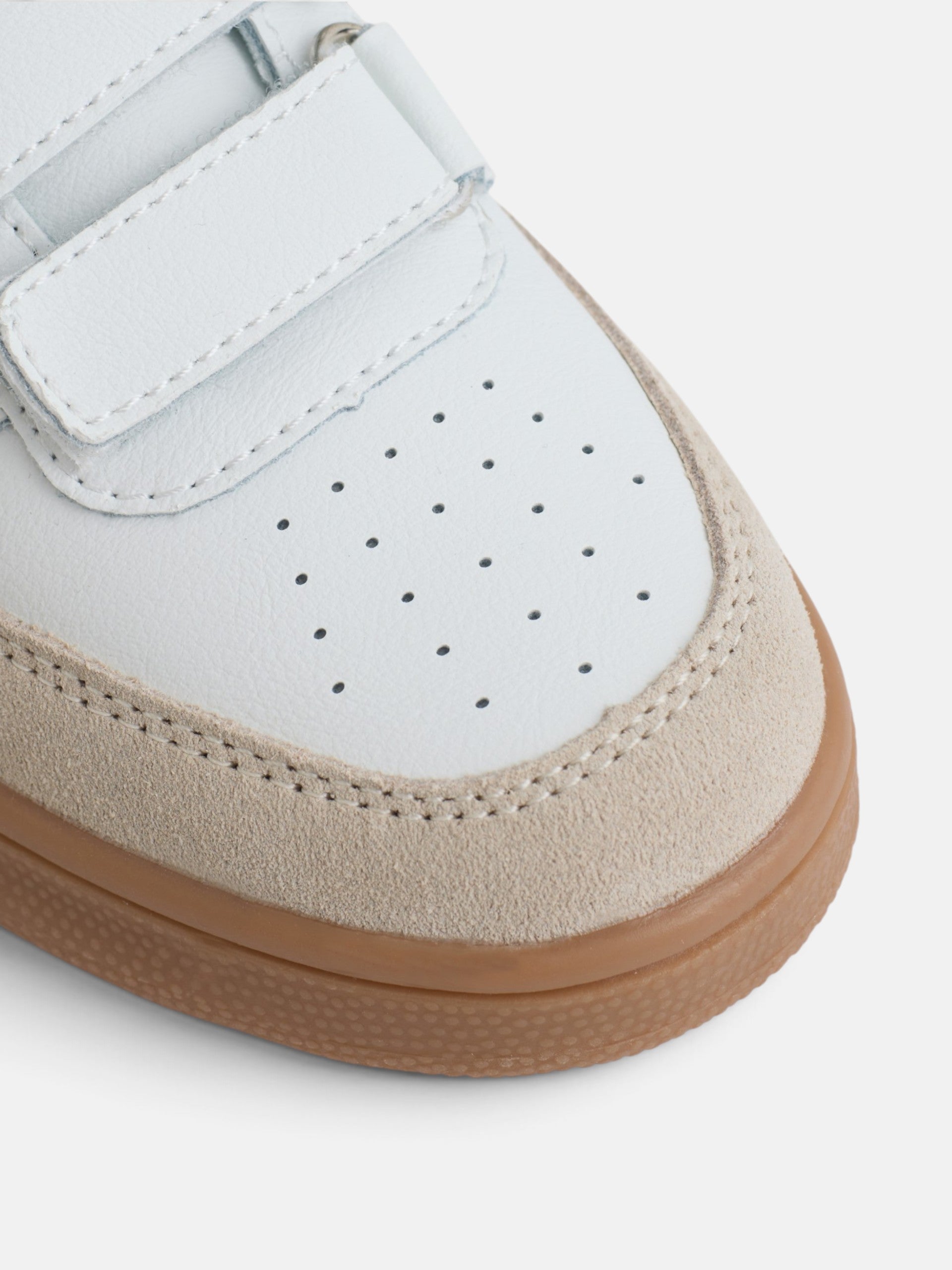 Sapatilhas infantis com velcro azul-marinho