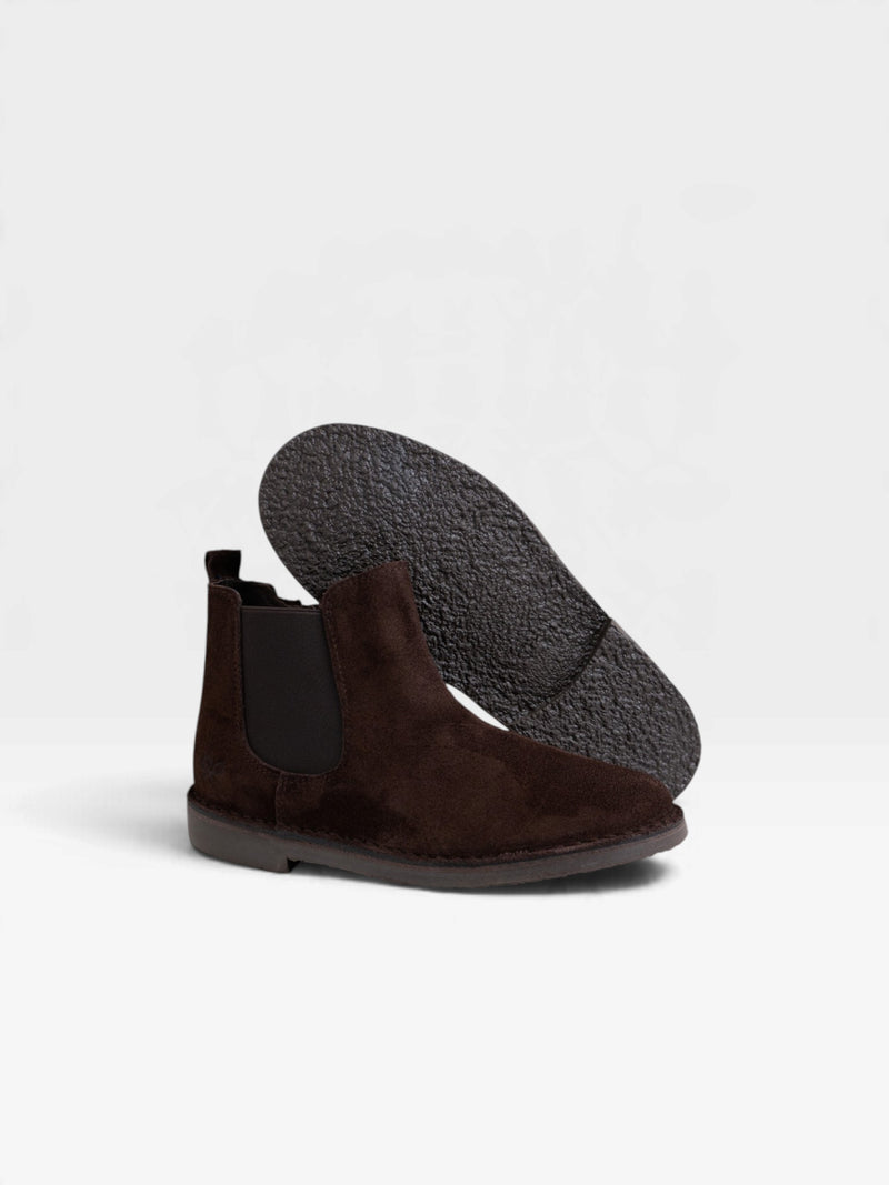 Bota kids chelsea serraje marron