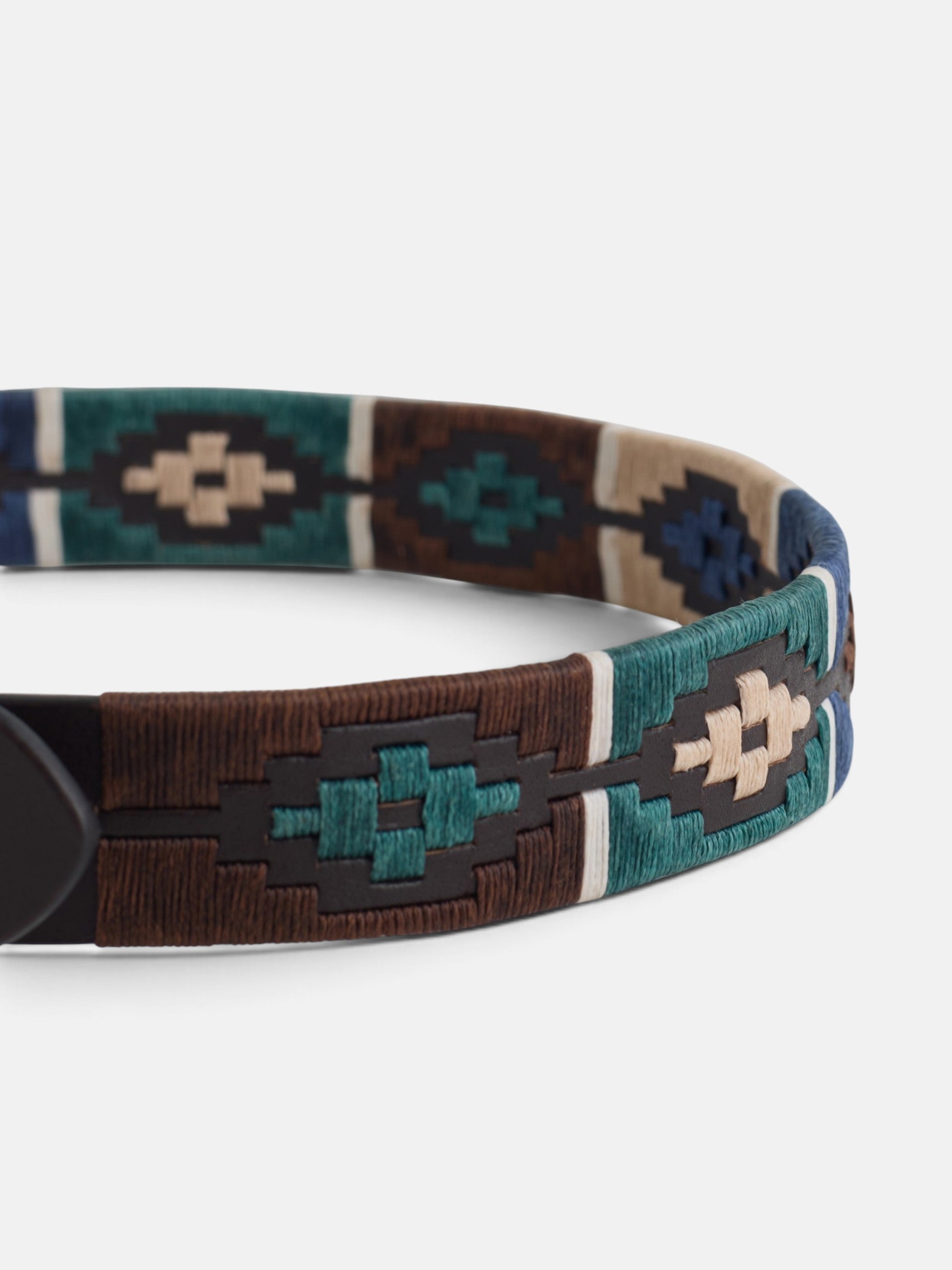 Ceinture enfant en cuir argentin multicolore