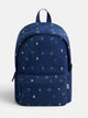 Mochila infantil estampada azul-marinho
