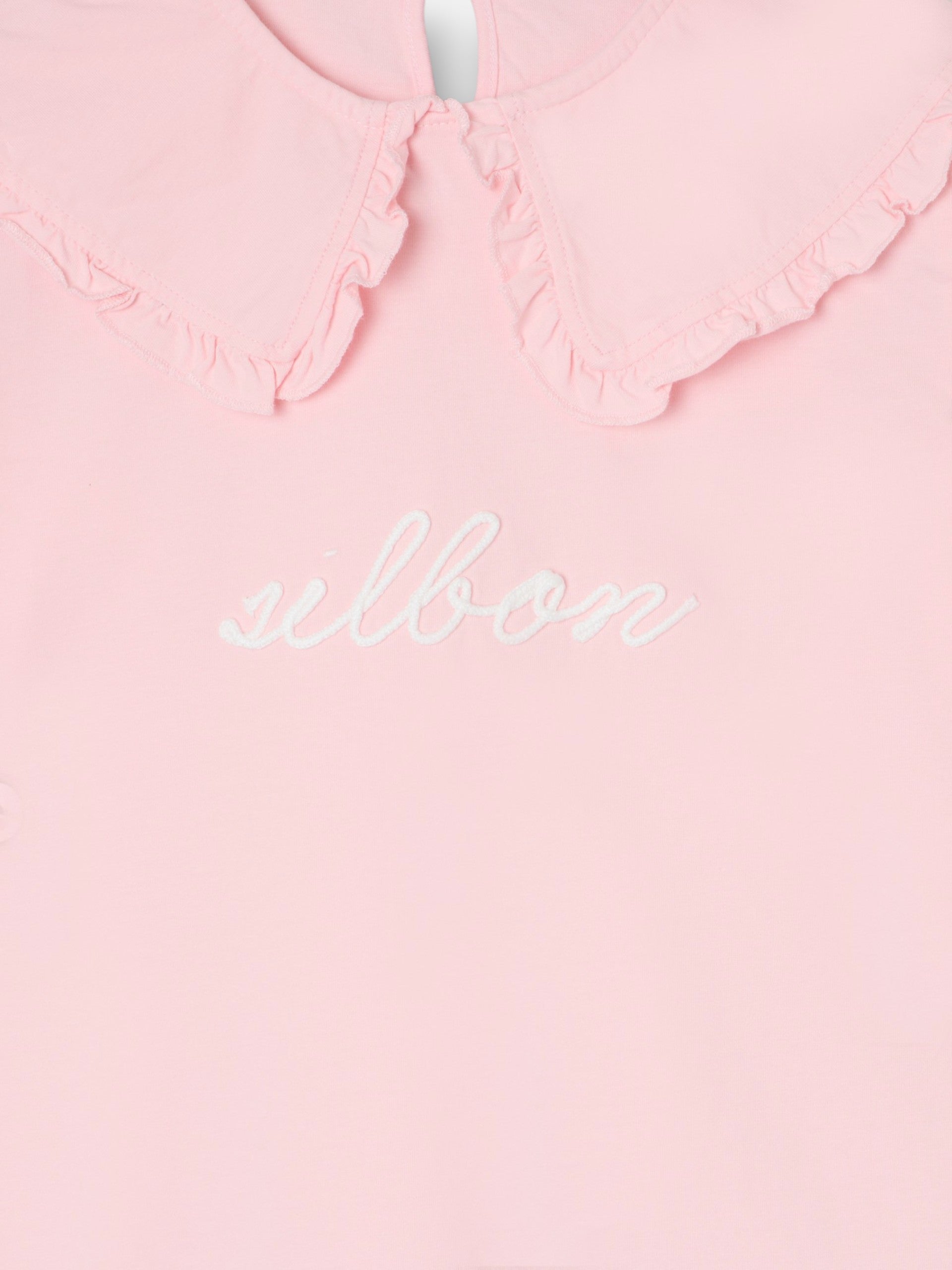 Camiseta girl cuello bobo rosa