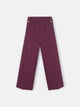 Pantalon girl culotte berenjena