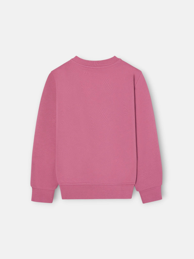 Sudadera girl tennis club rosa