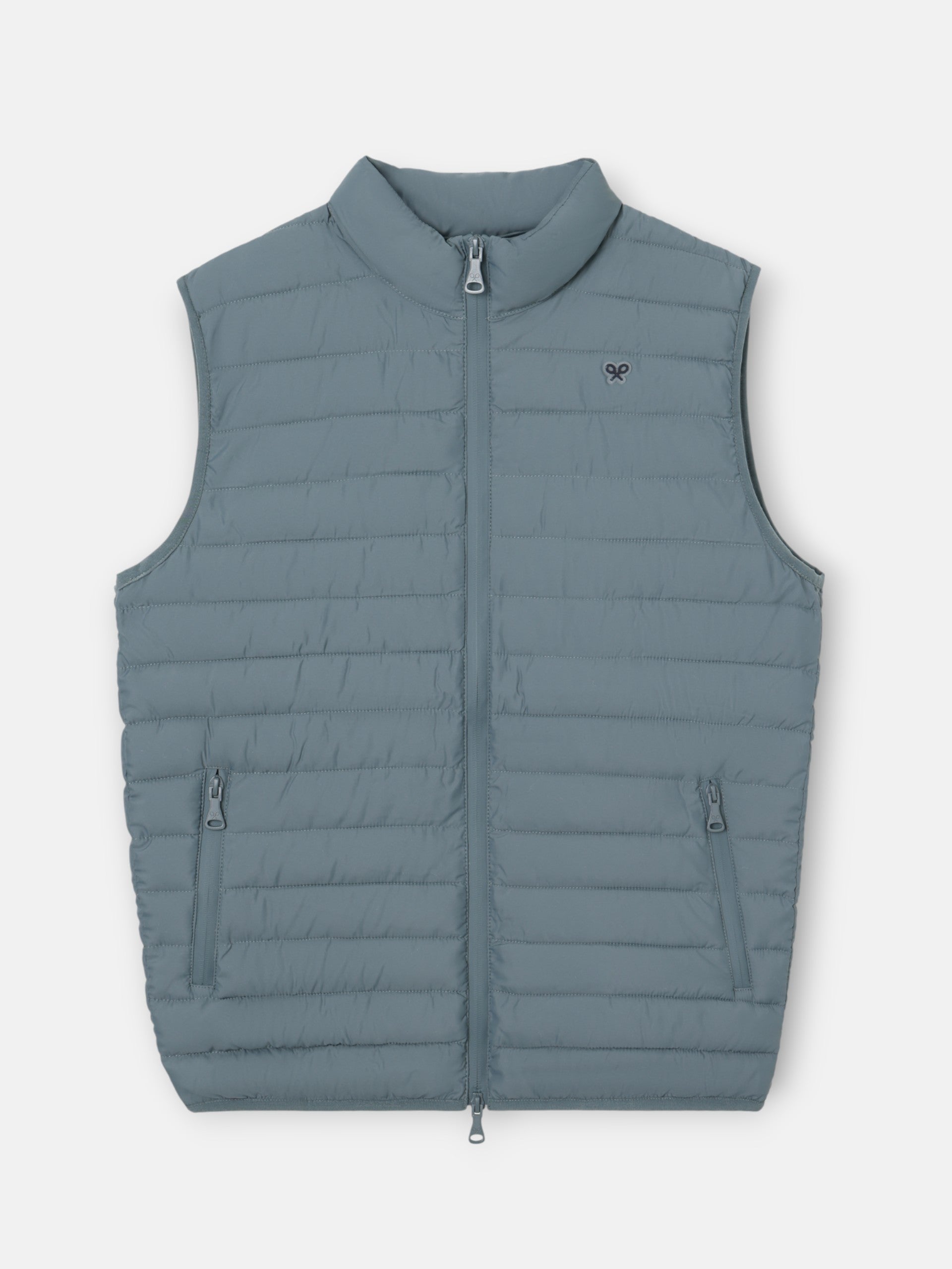 Gilet matelassé vert foncé