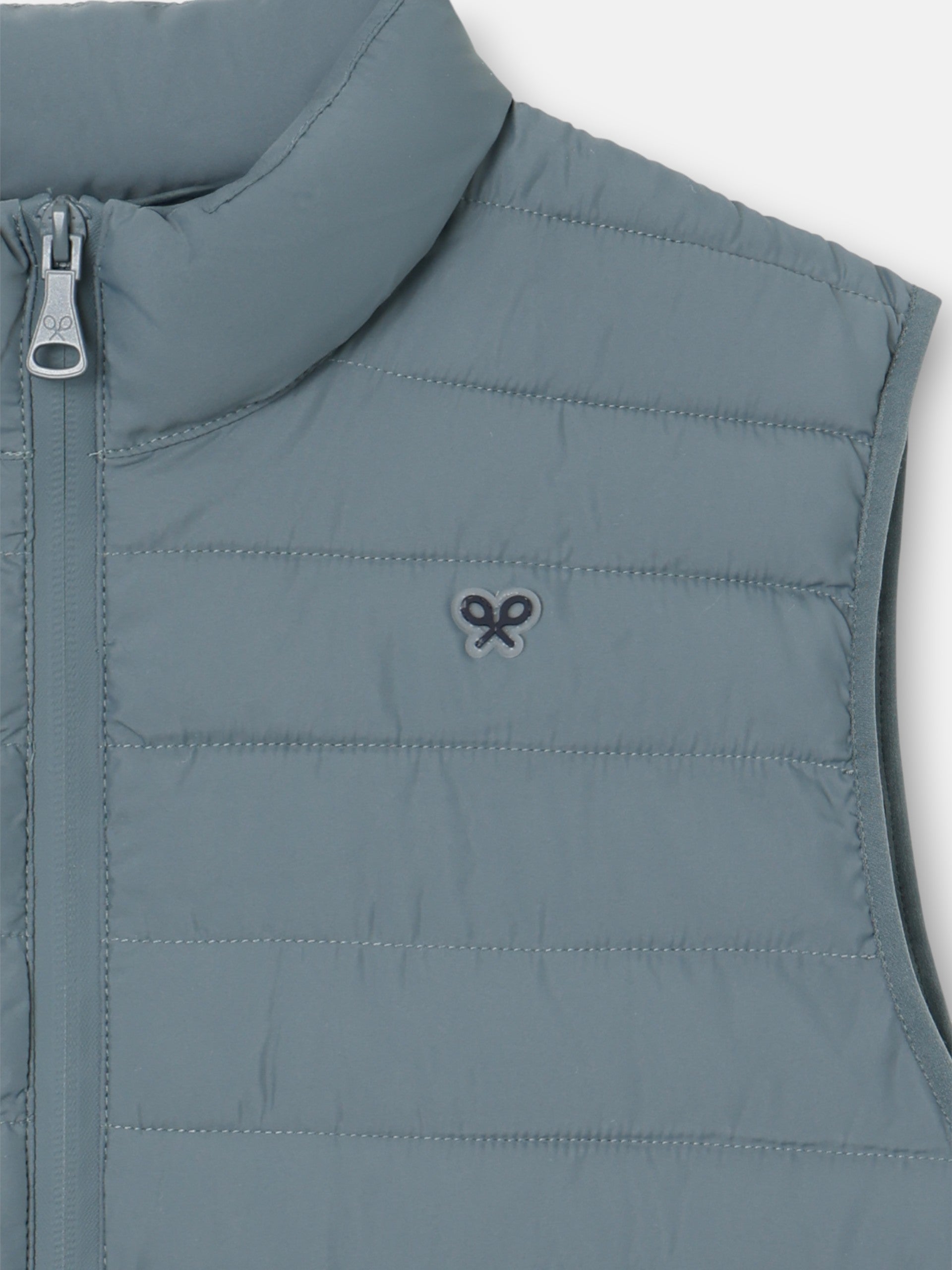 Gilet matelassé vert foncé