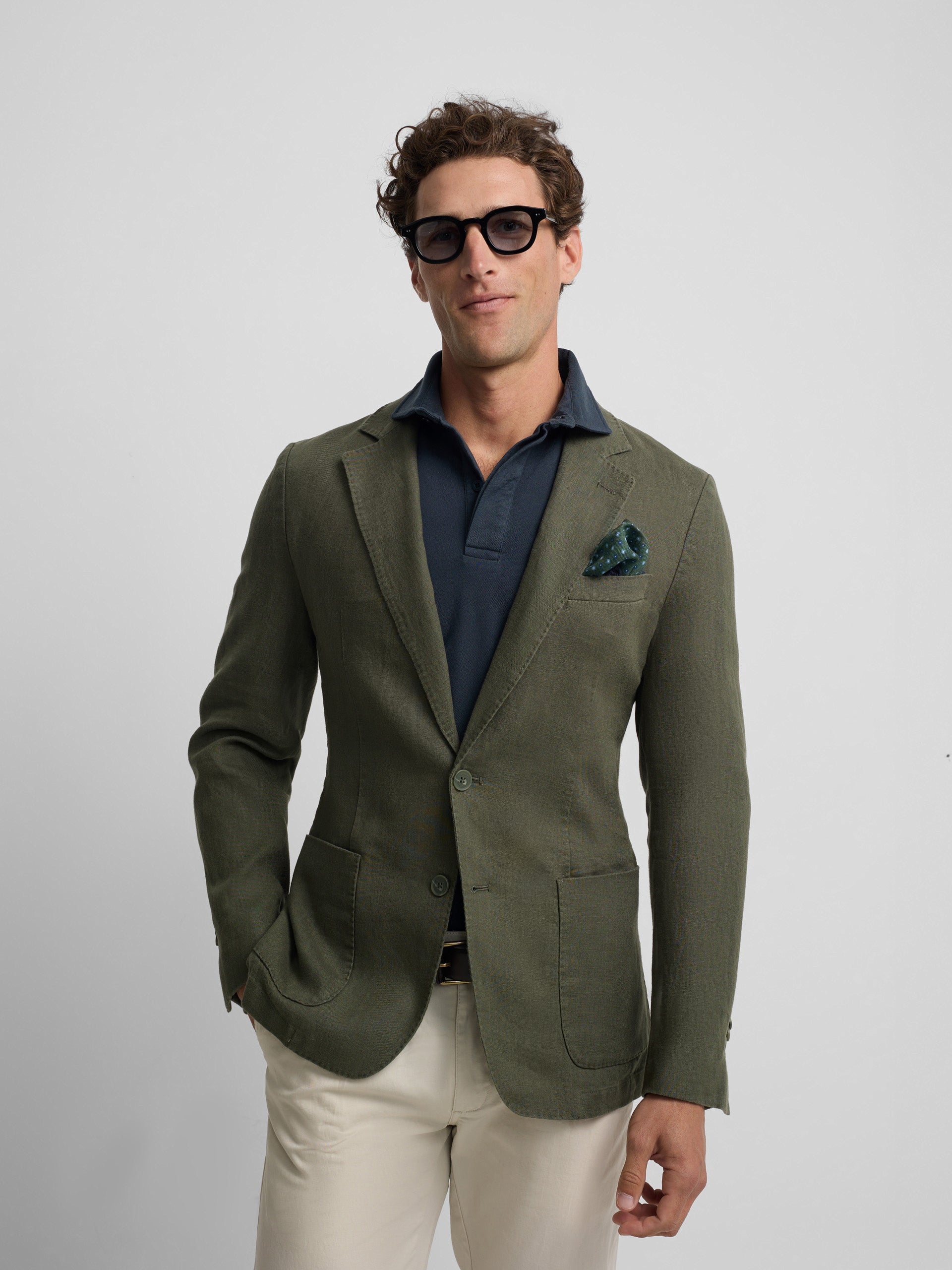 Blazer comfort verde