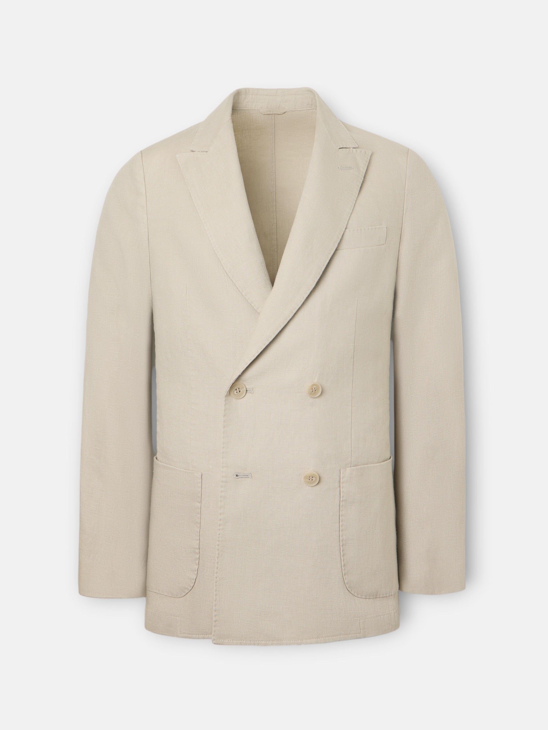 Blazer cruzado comfort bege