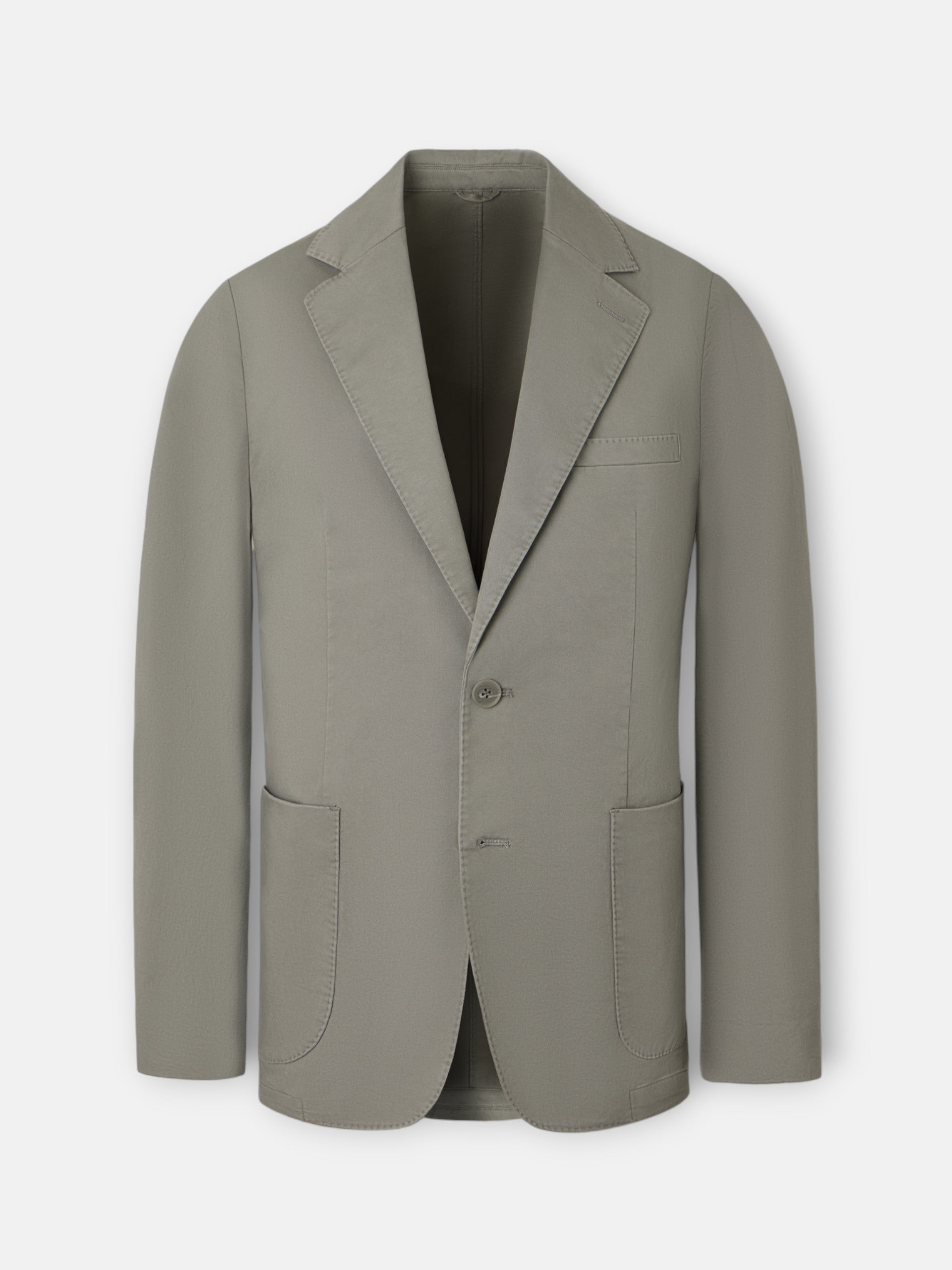 Veste décontractée vert gris