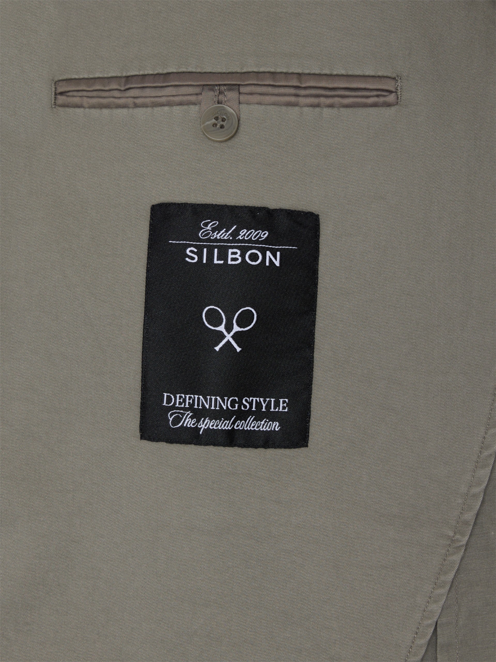Veste décontractée vert gris