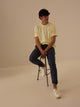 T-shirt minilogo jaune