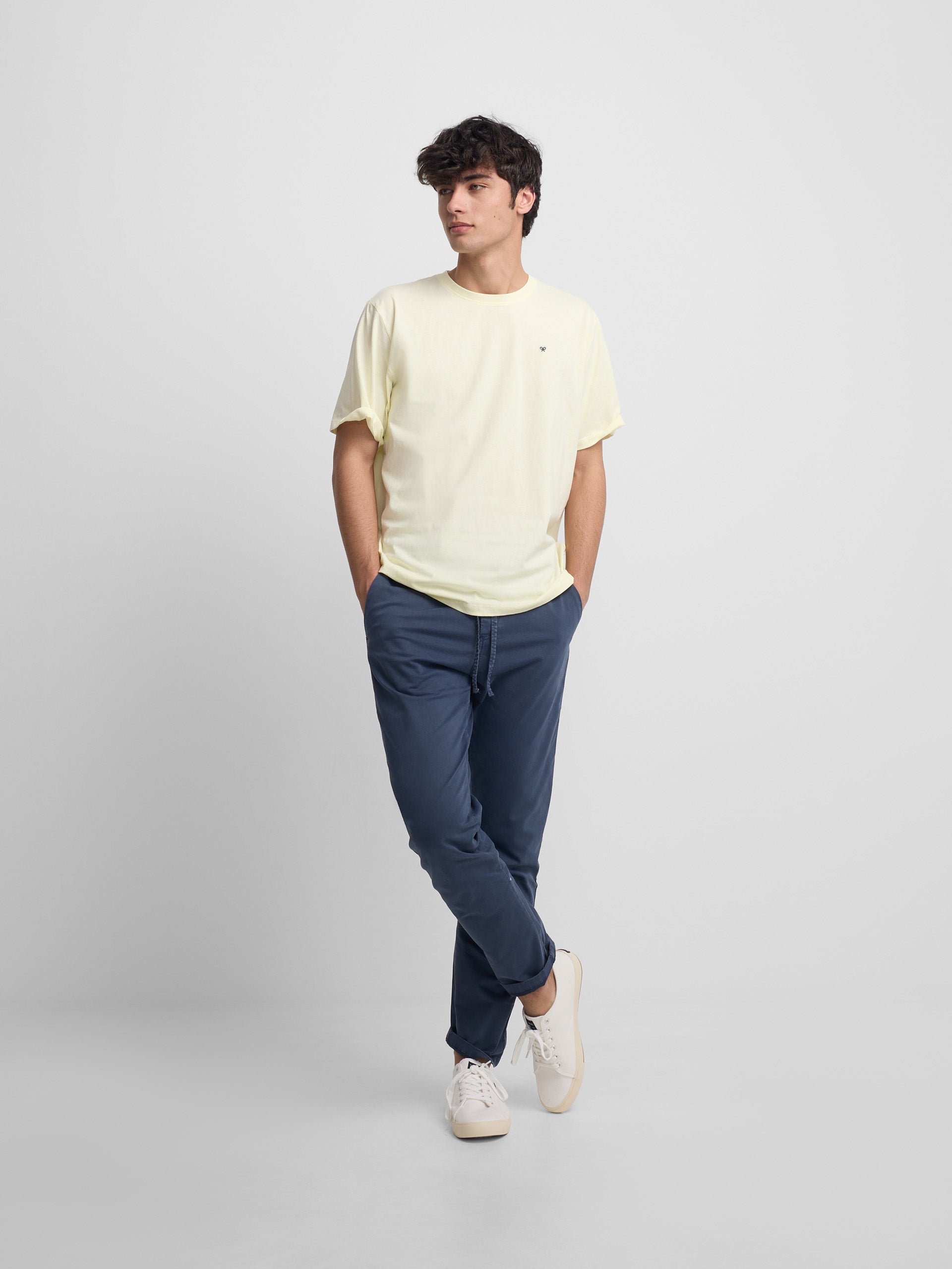T-shirt minilogo jaune