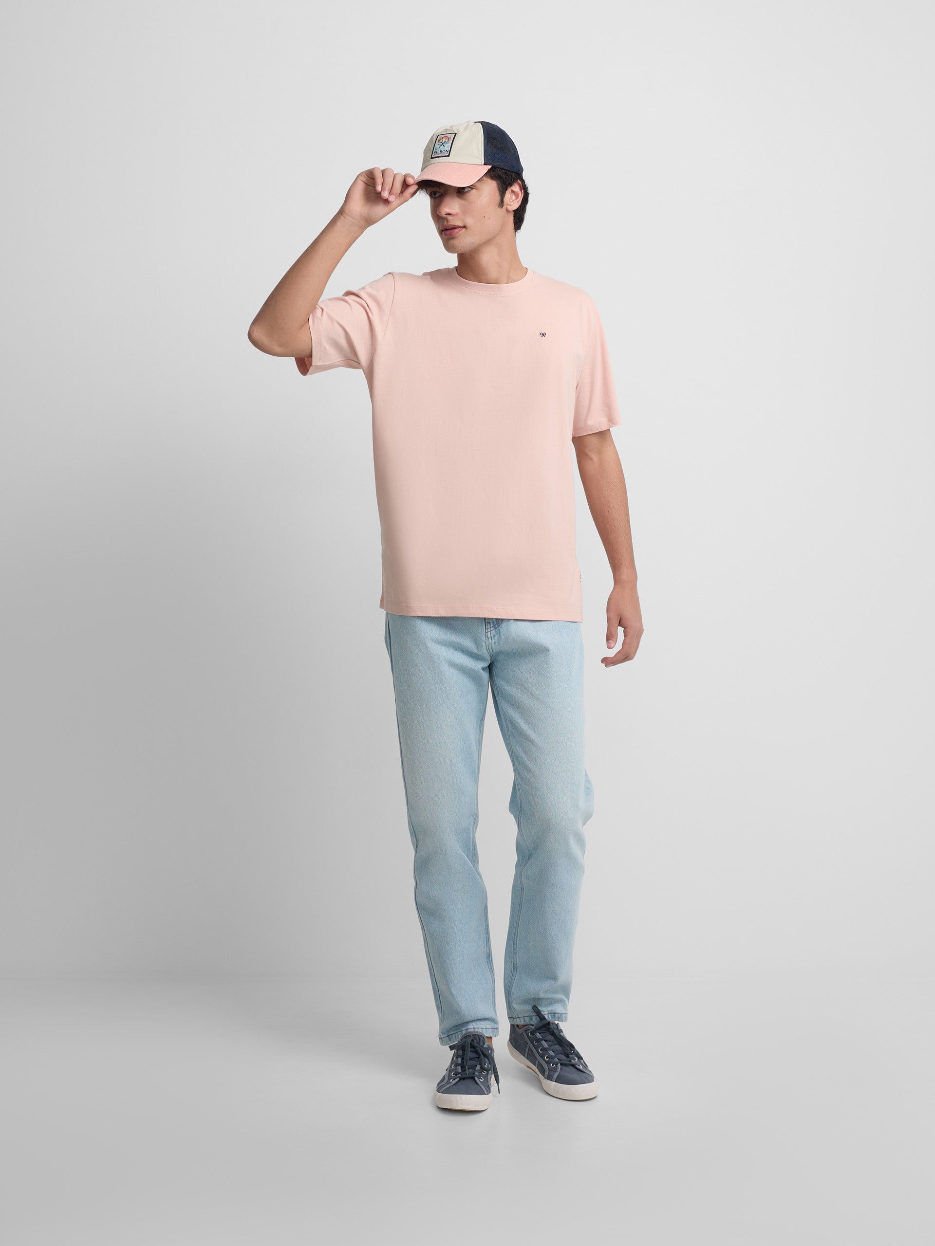 Pink minilogo t-shirt