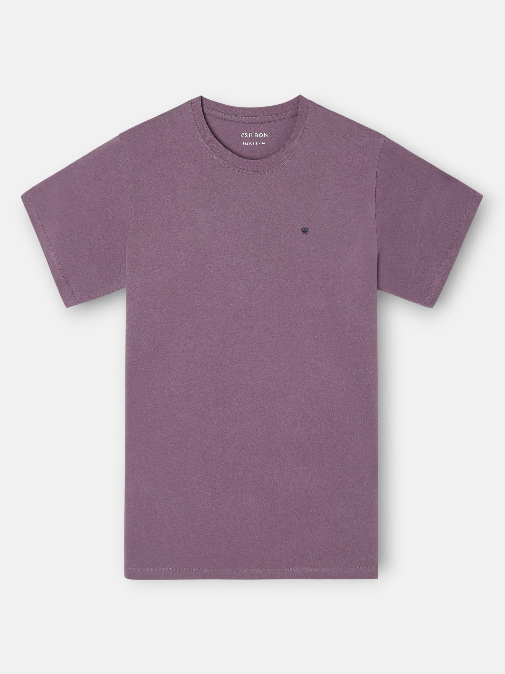 Burgundy minilogo t-shirt