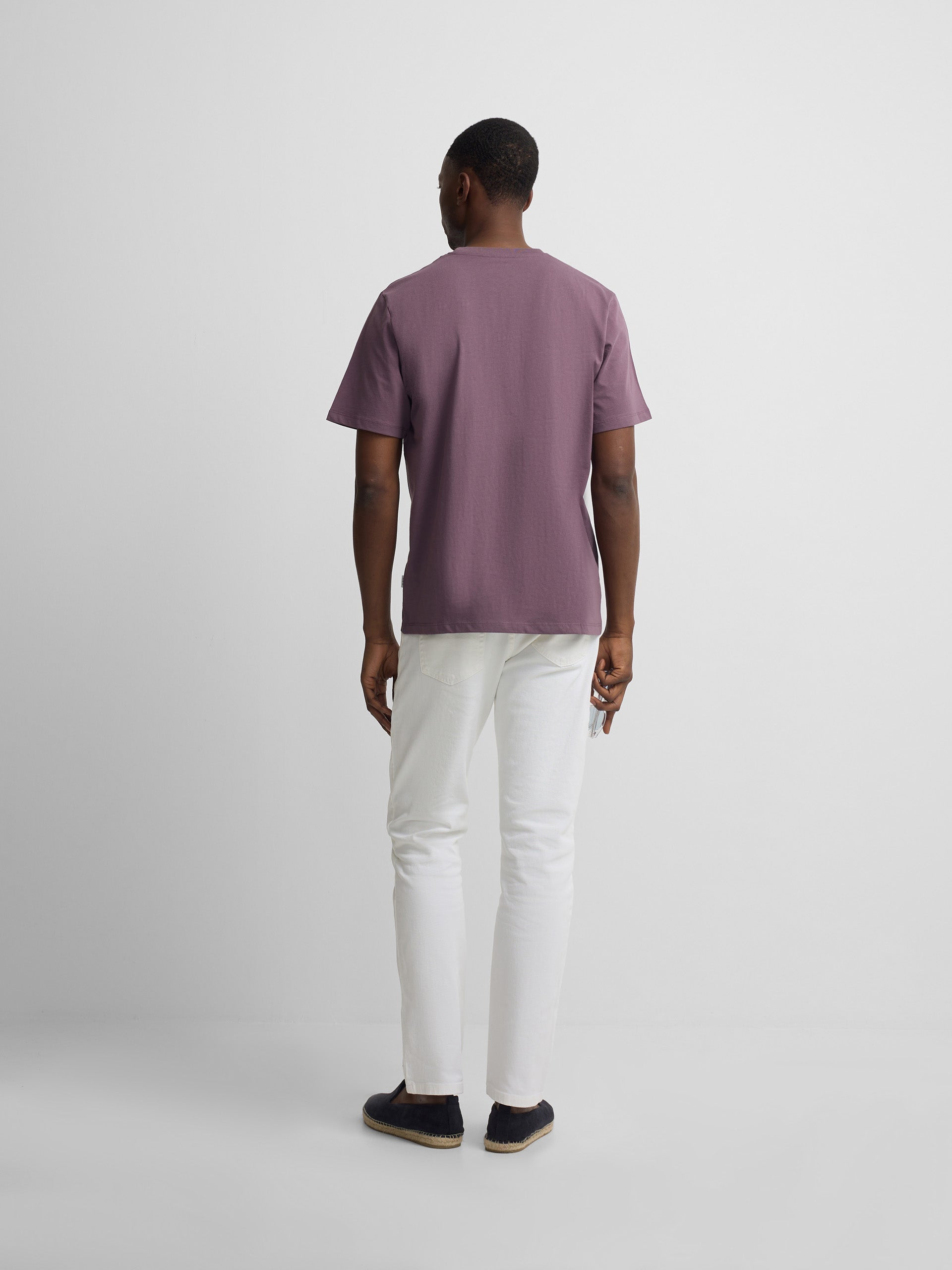 Burgundy minilogo t-shirt