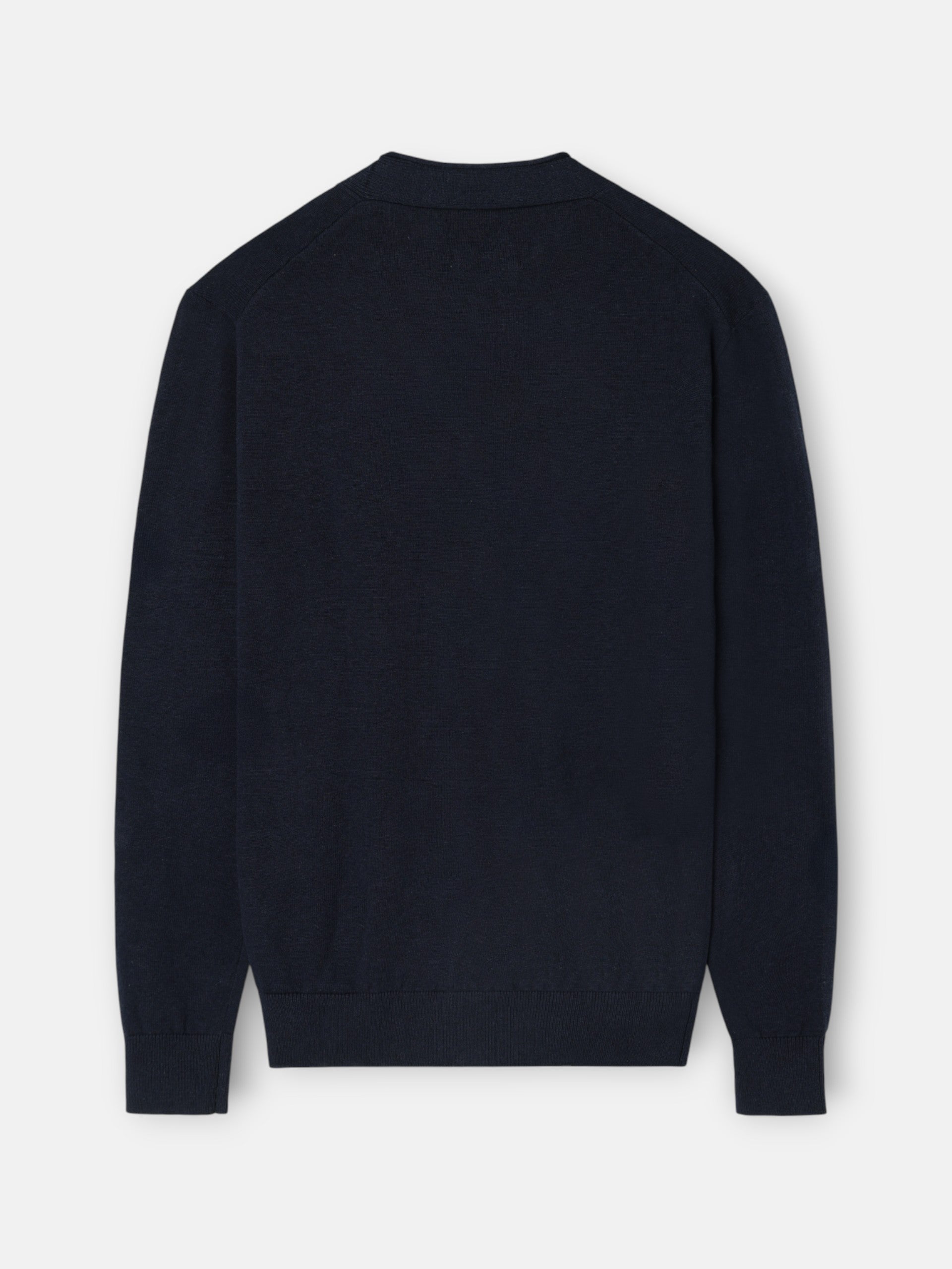 Cardigan com botões azul-marinho