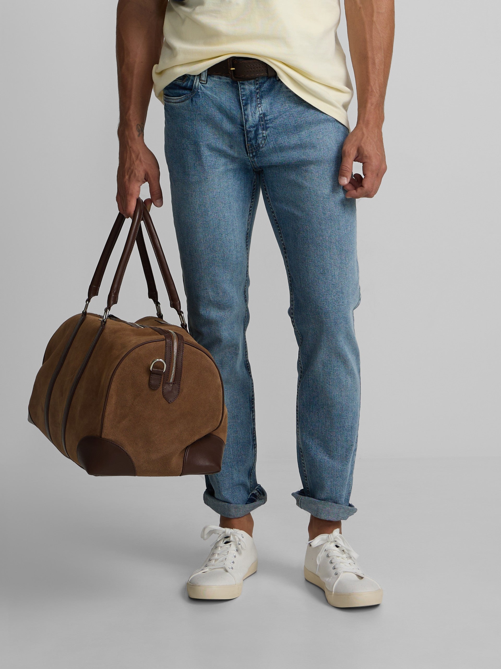 Pantalon sport denim azul medio