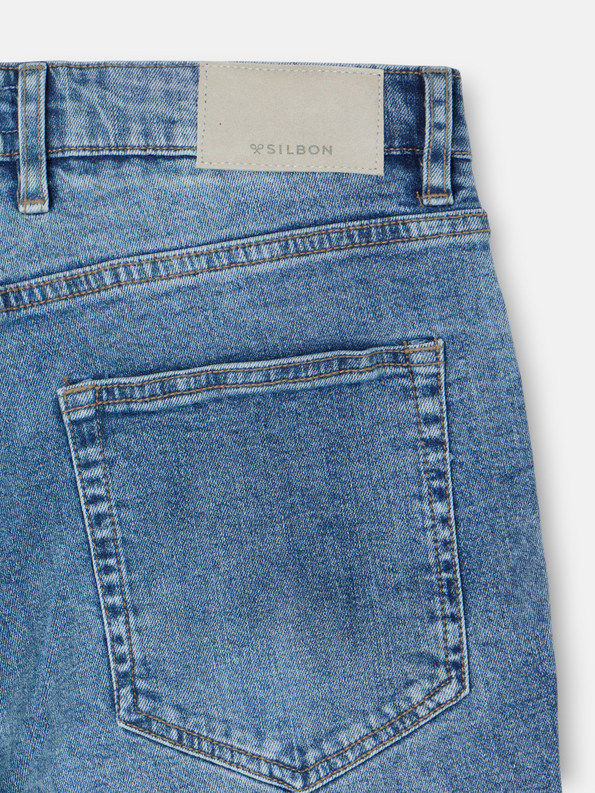 Pantalon sport denim azul medio