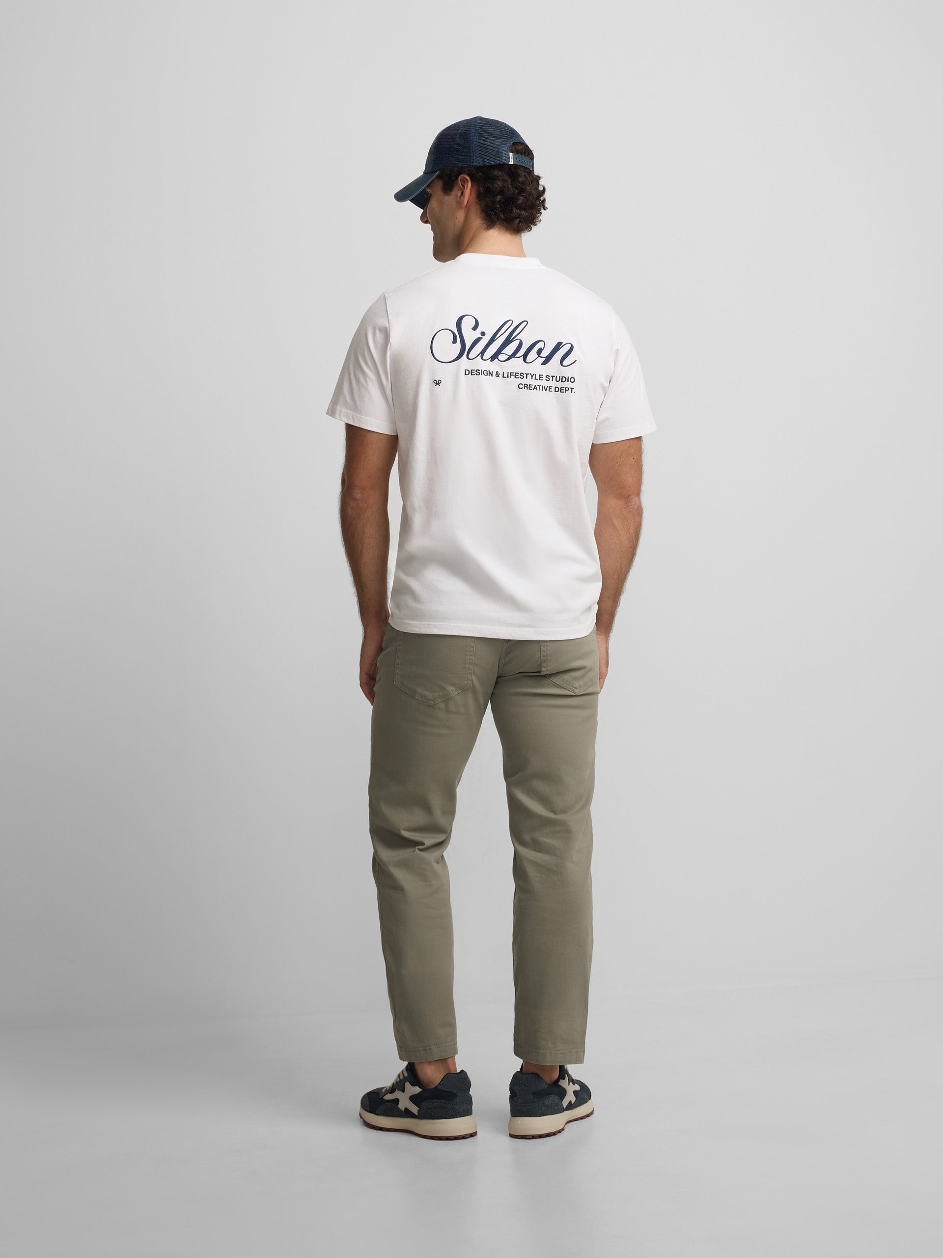 Pantalon sport cinco bolsillos verde medio
