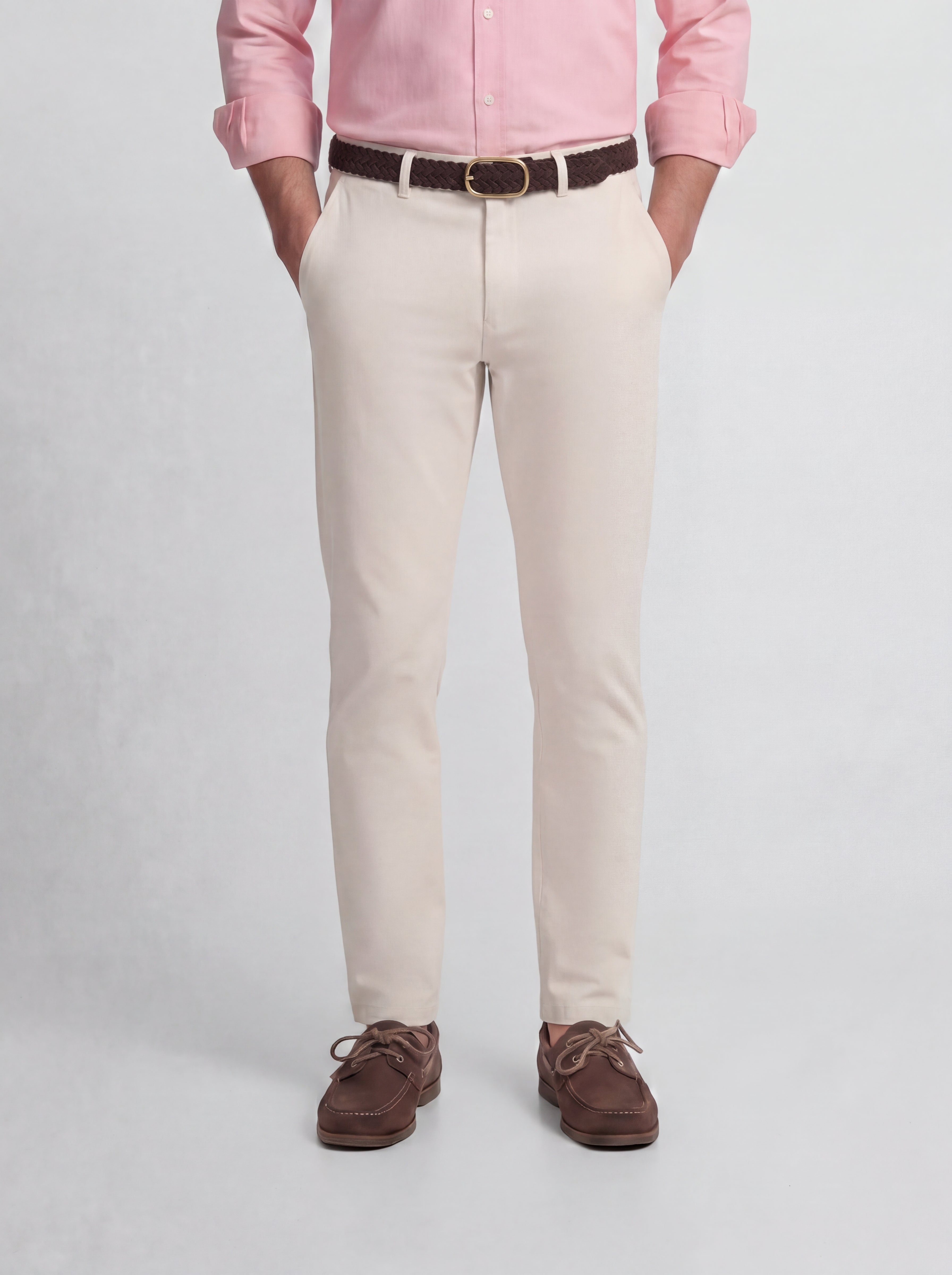 Stone sport chino trousers