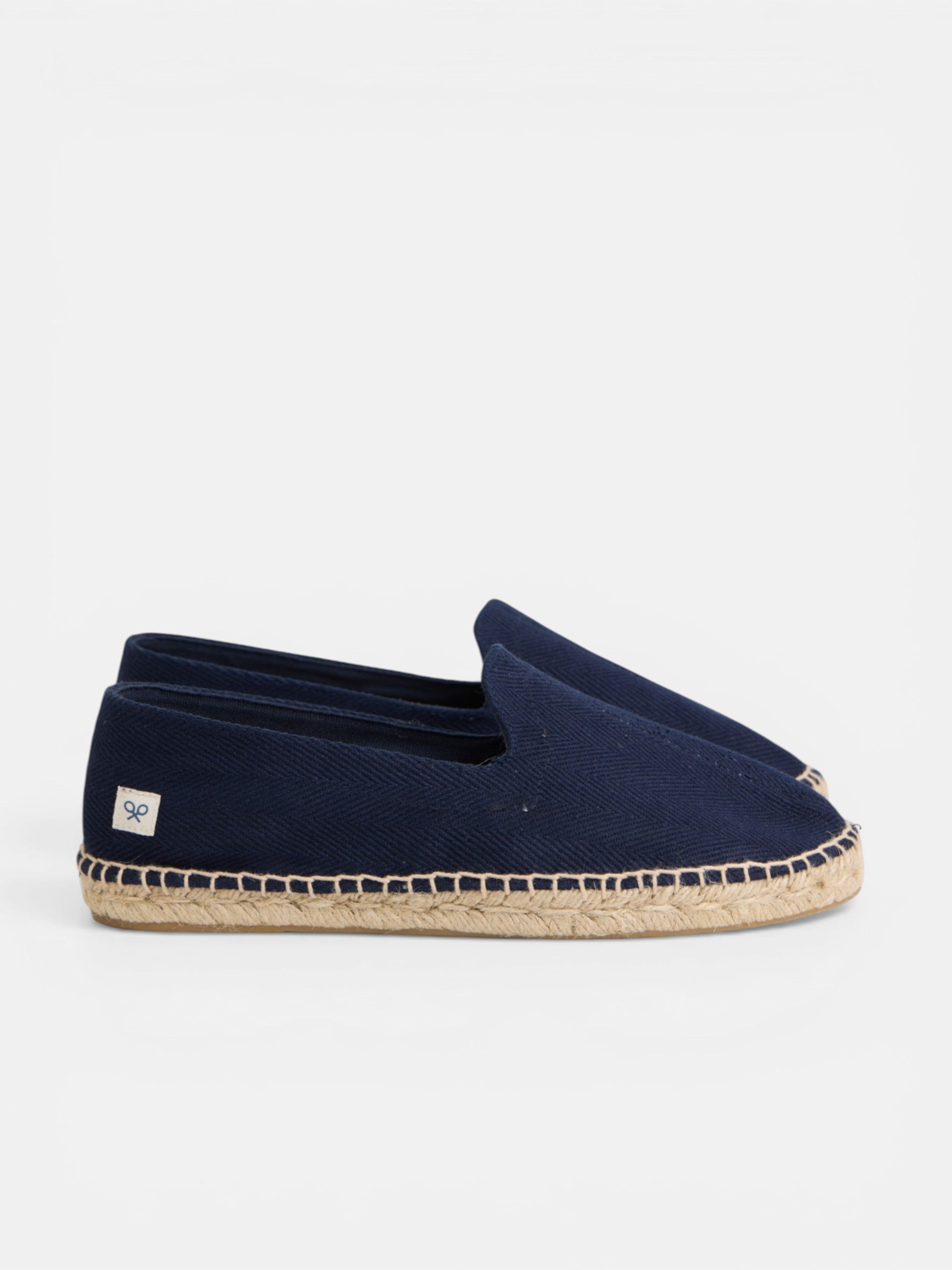 Espadrille mini-patch bleu marine