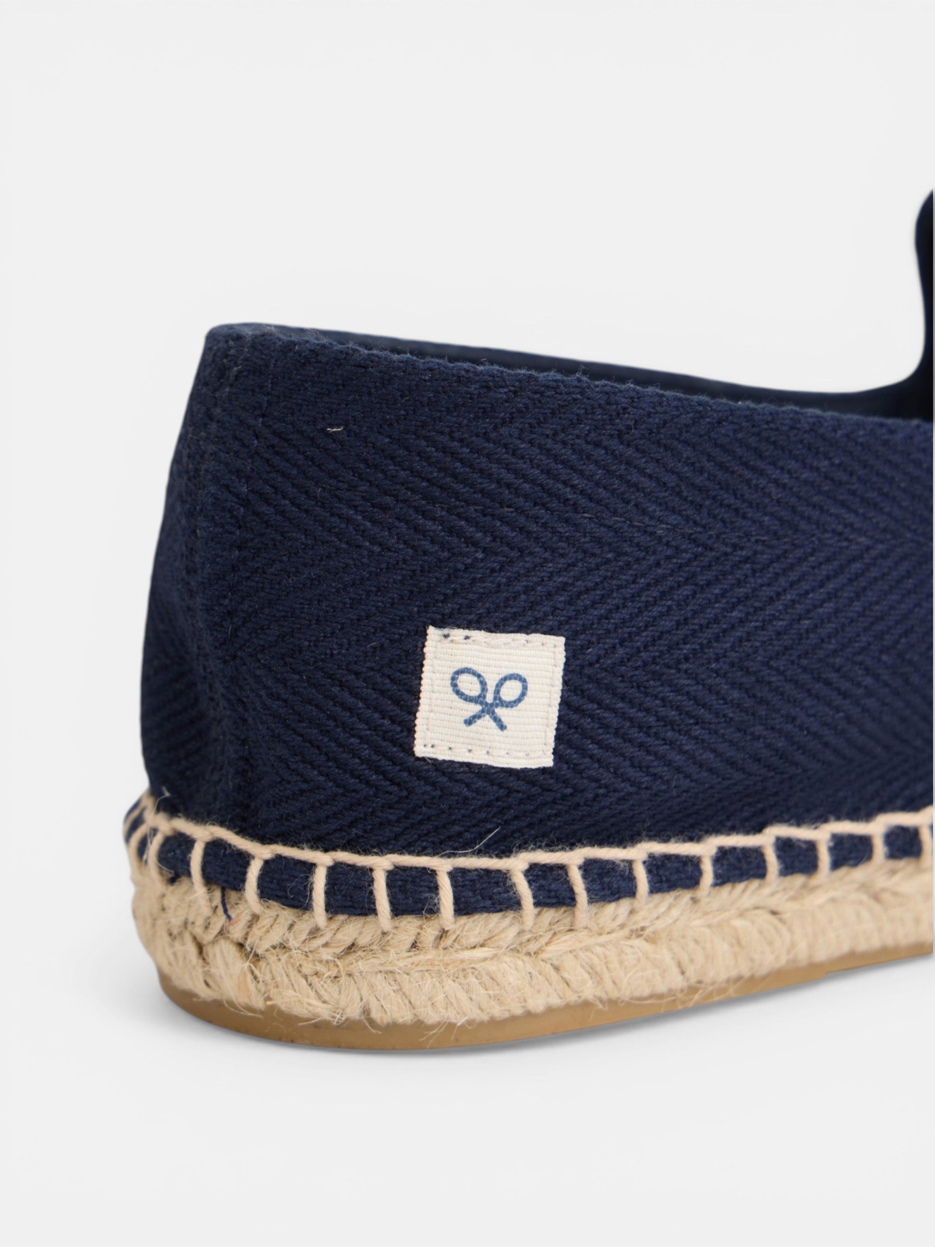 Espadrille mini-patch bleu marine
